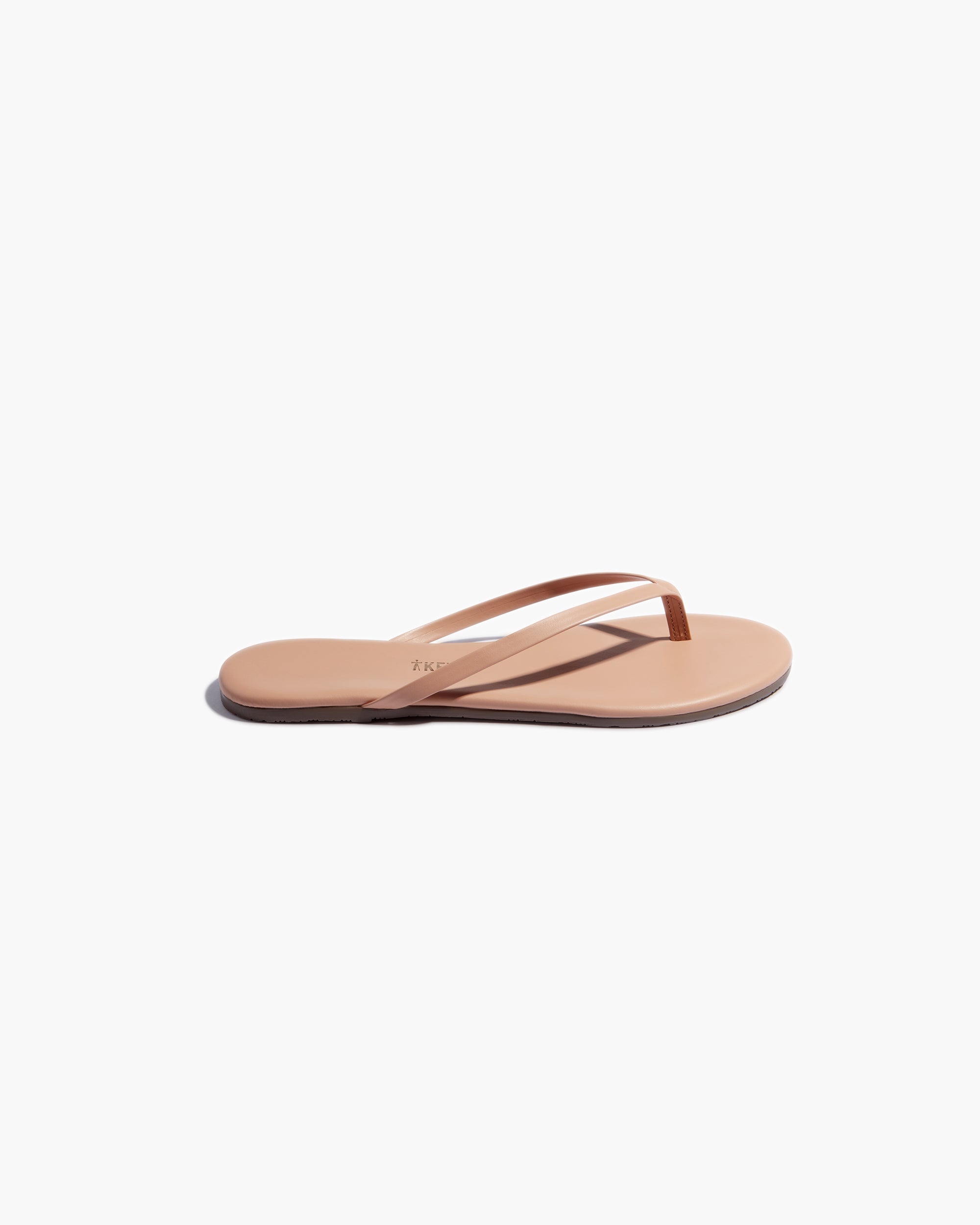 Beige Women's TKEES Lily Nudes Flip Flops | 760843-JIN