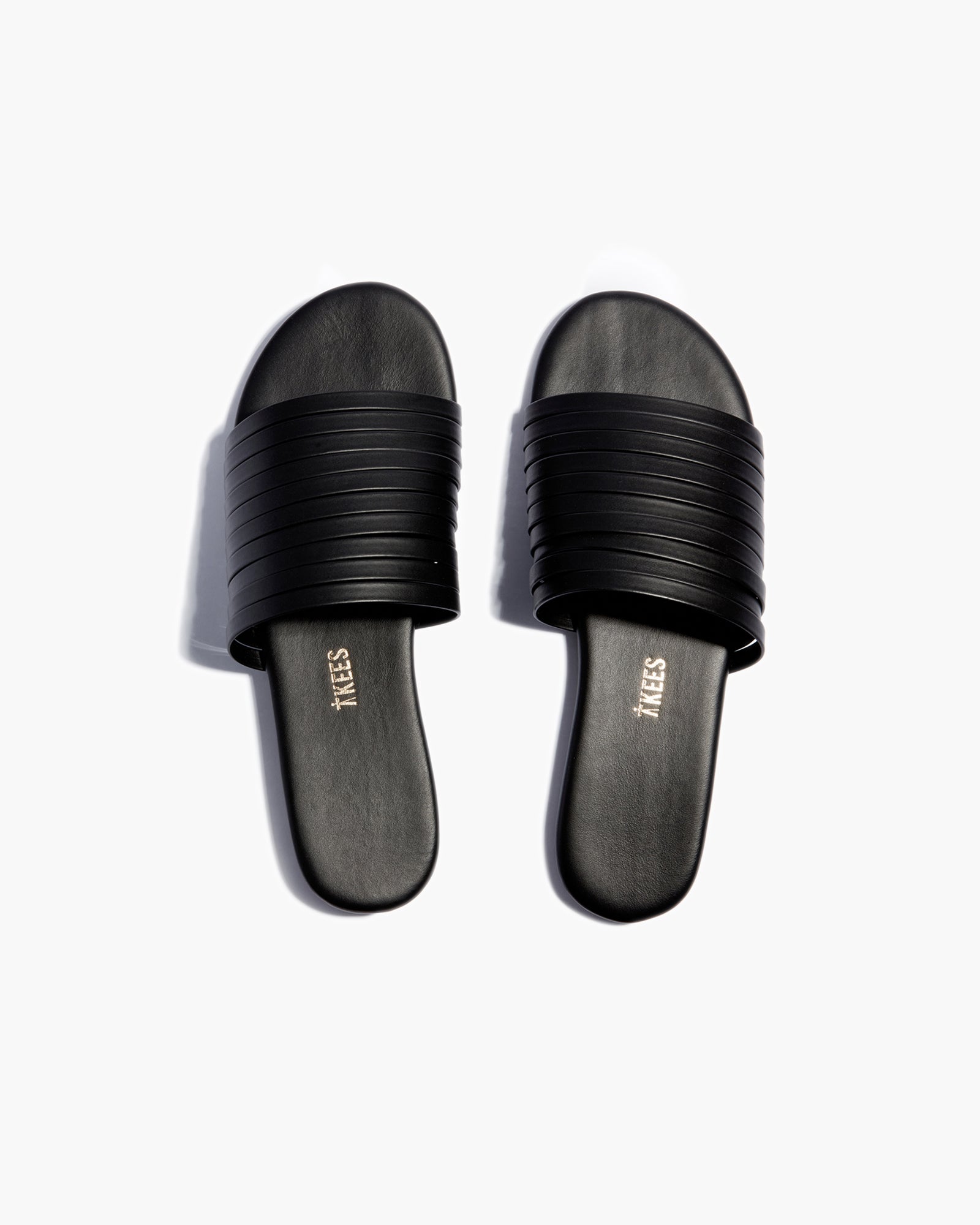 Black Women\'s TKEES Avery Slides | 167842-PIF