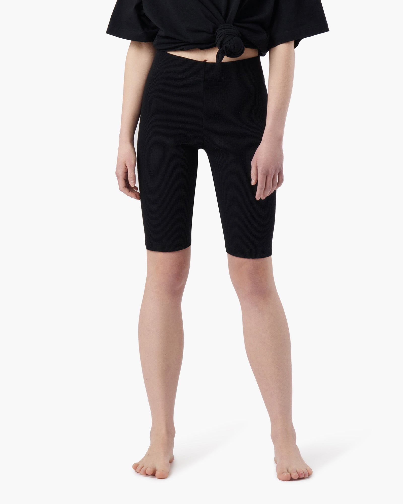 Black Women's TKEES Biker Shorts | 082647-NFT