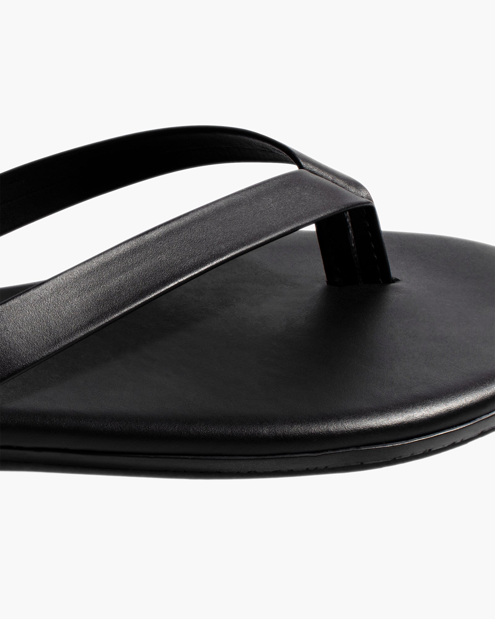 Black Women's TKEES Boyfriend Vegan Flip Flops | 037861-HSA