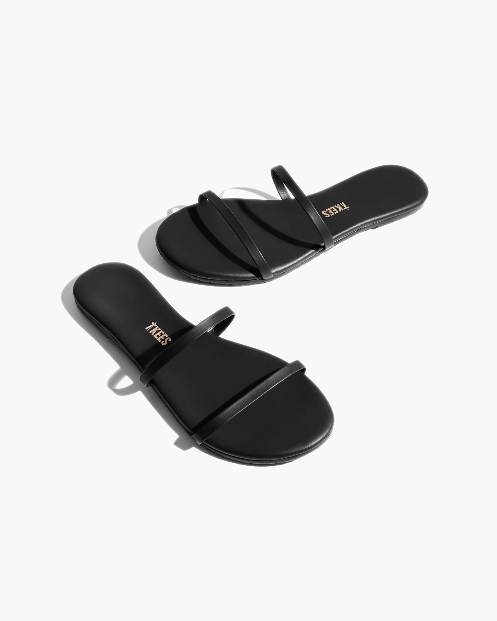 Black Women's TKEES Gemma Sandals | 475031-EVO