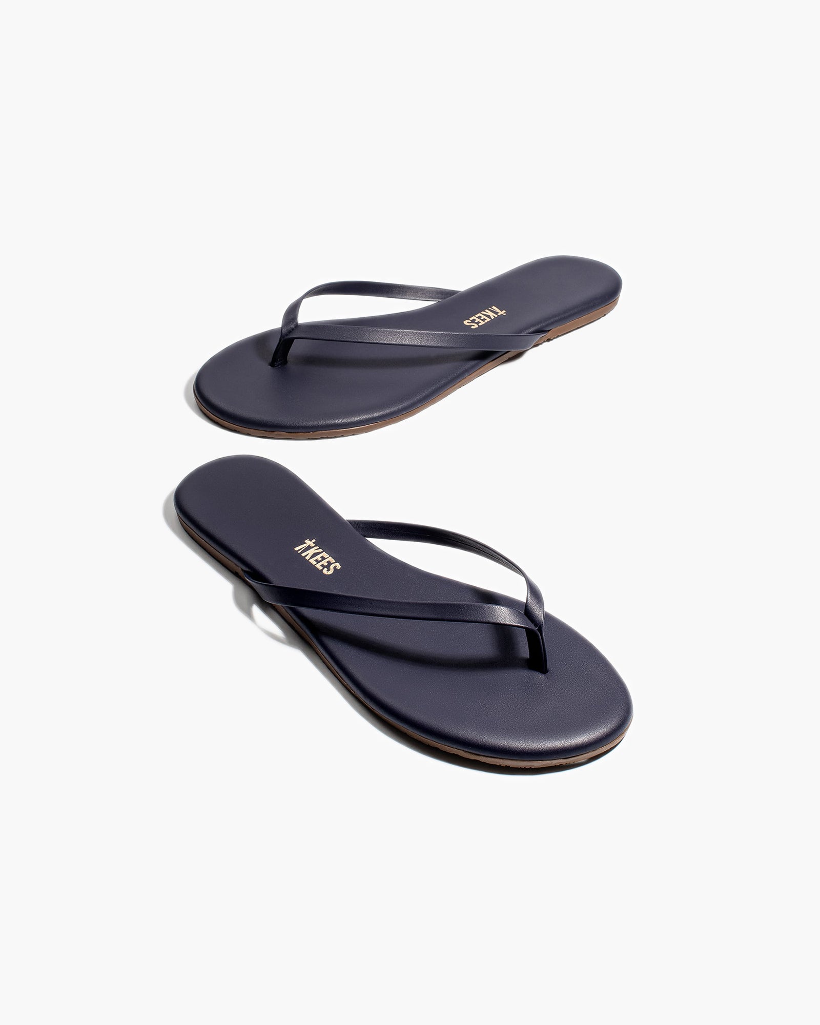 Black Women's TKEES Lily Liners Flip Flops | 863275-VBG