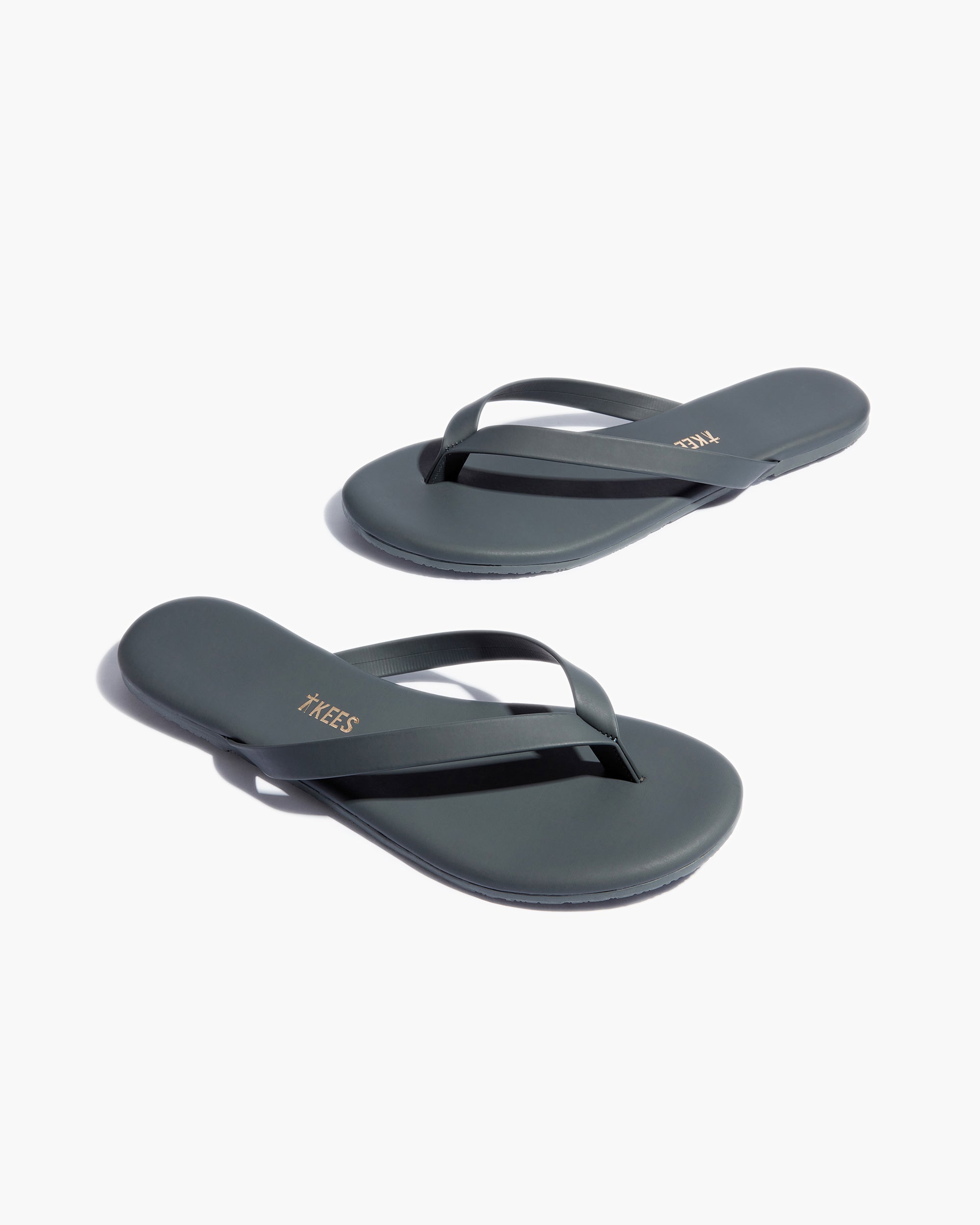 Blue Women's TKEES Boyfriend Vegan Flip Flops | 184236-GCF