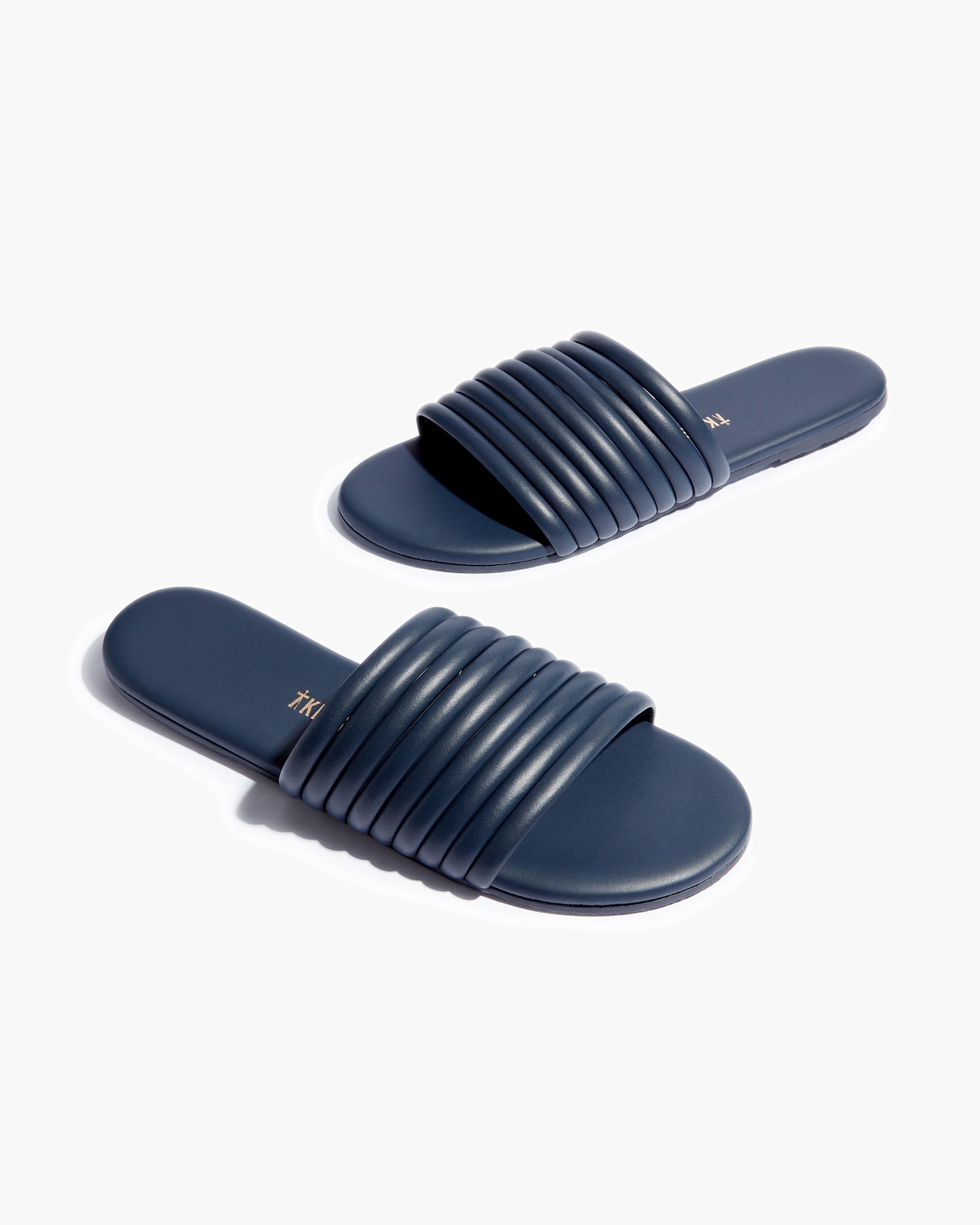 Blue Women's TKEES Caro Slides | 578420-YIS