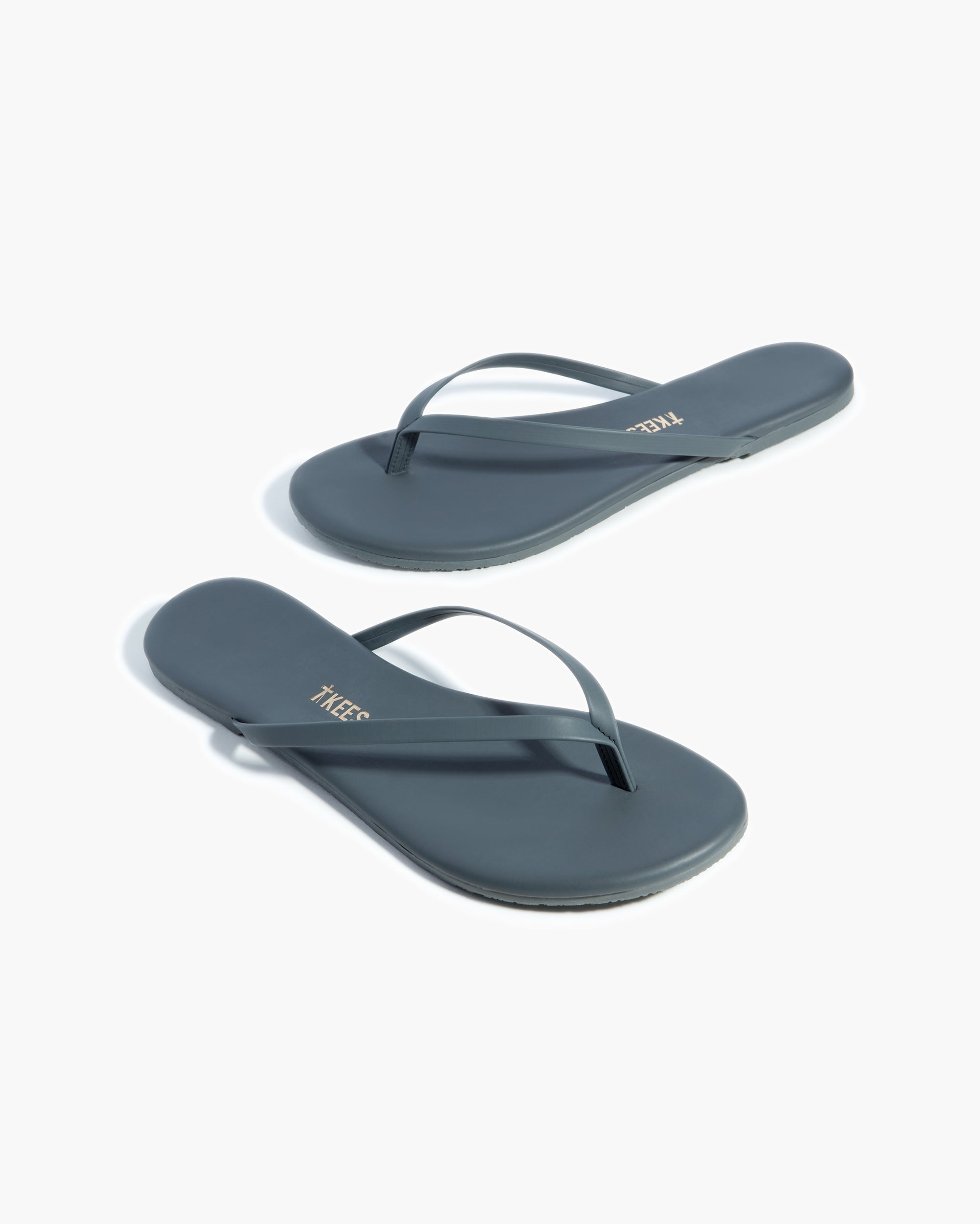 Blue Women's TKEES Lily Vegan Flip Flops | 645129-ZCU