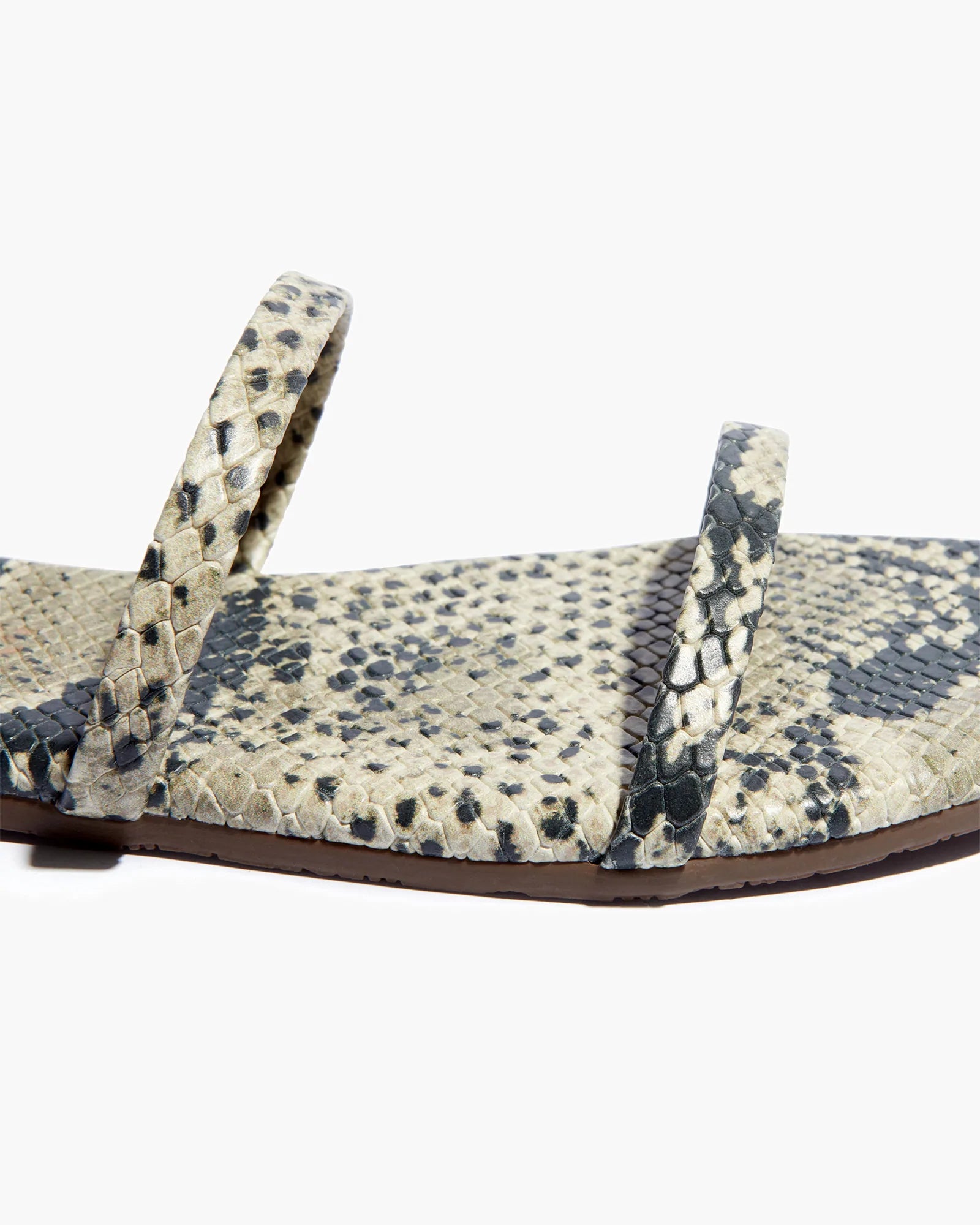 Brown Snake Women's TKEES Gemma Vegan Animal Sandals | 285931-WIB