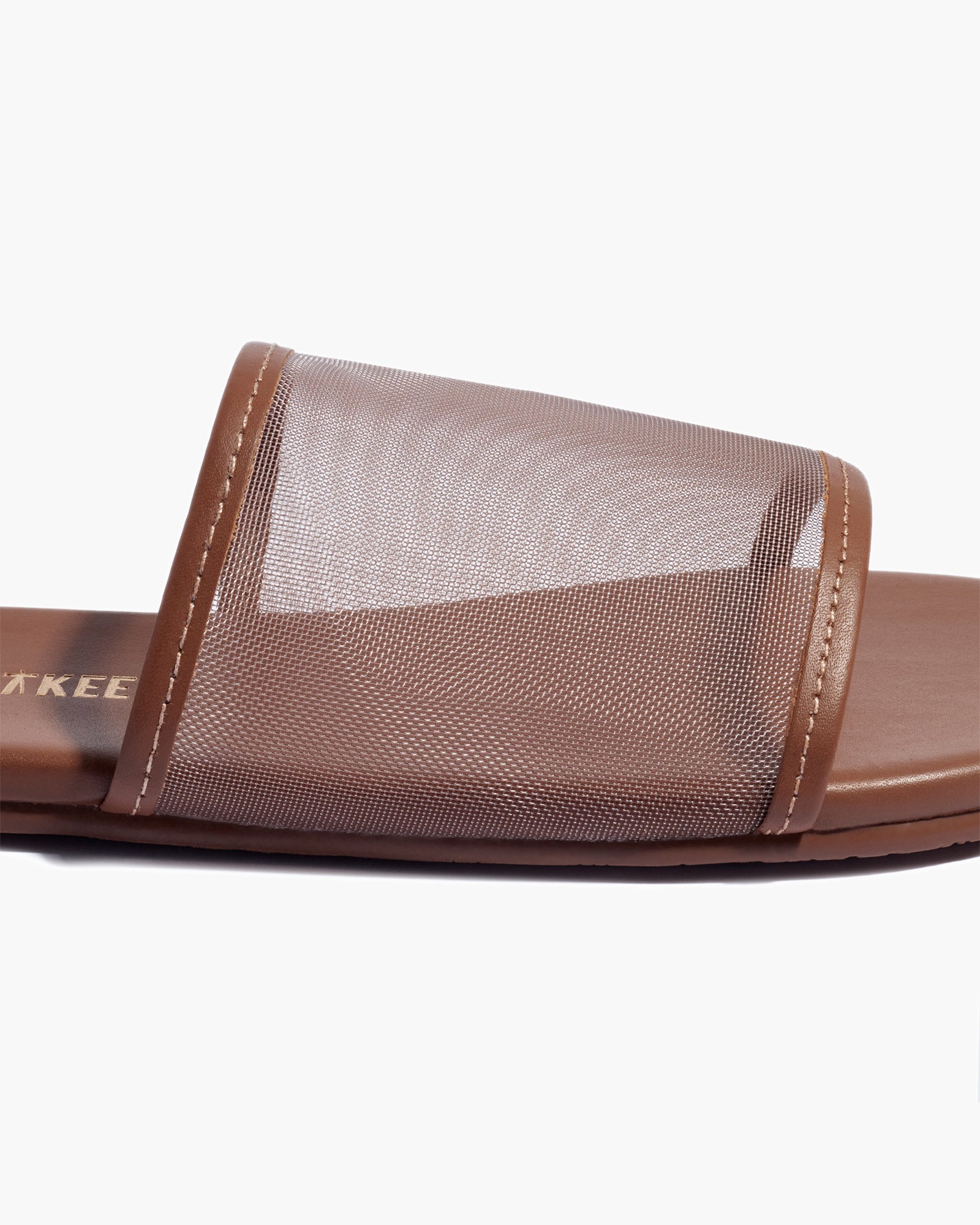 Brown Women's TKEES Blair Slides | 689057-AZU