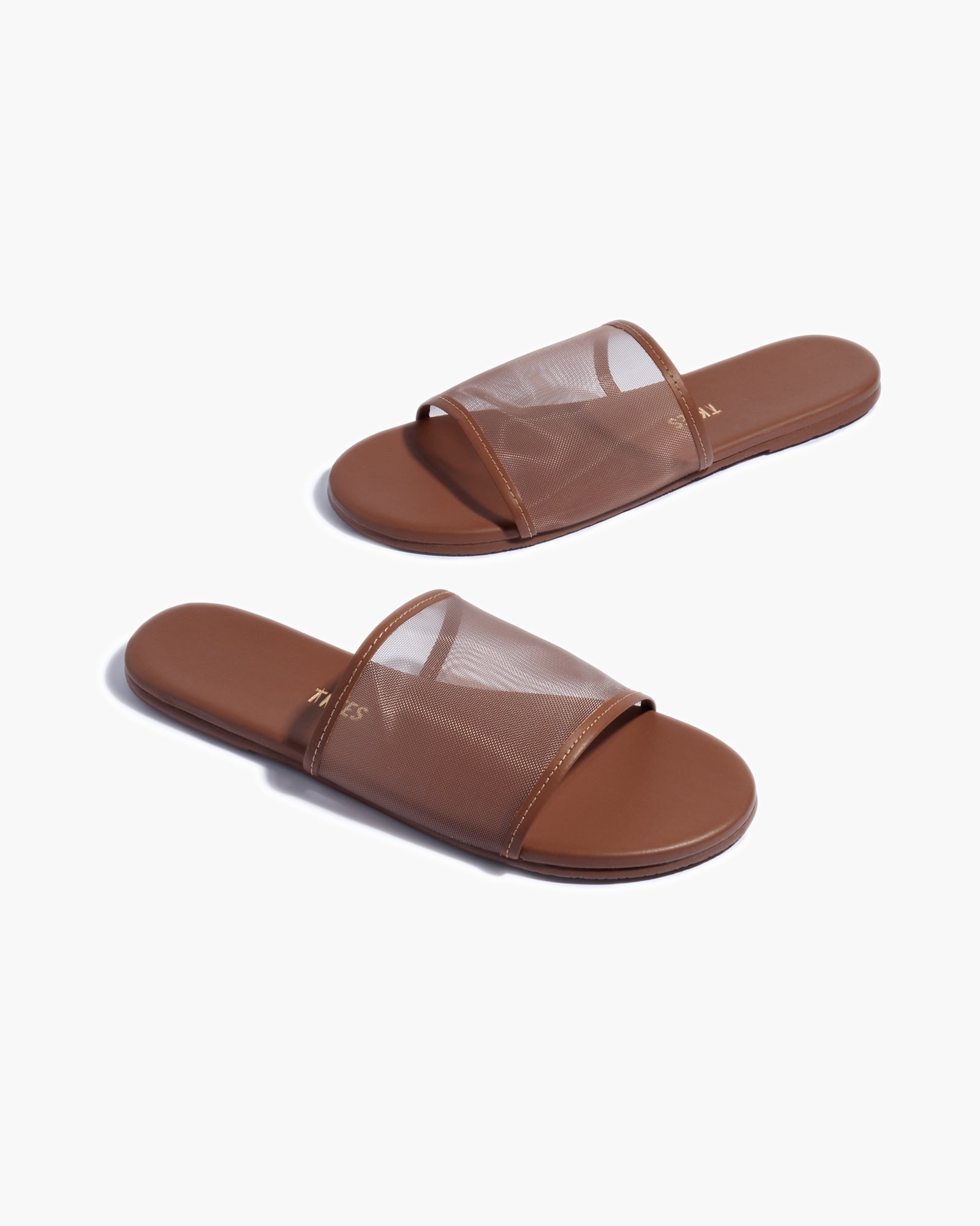 Brown Women's TKEES Blair Slides | 689057-AZU