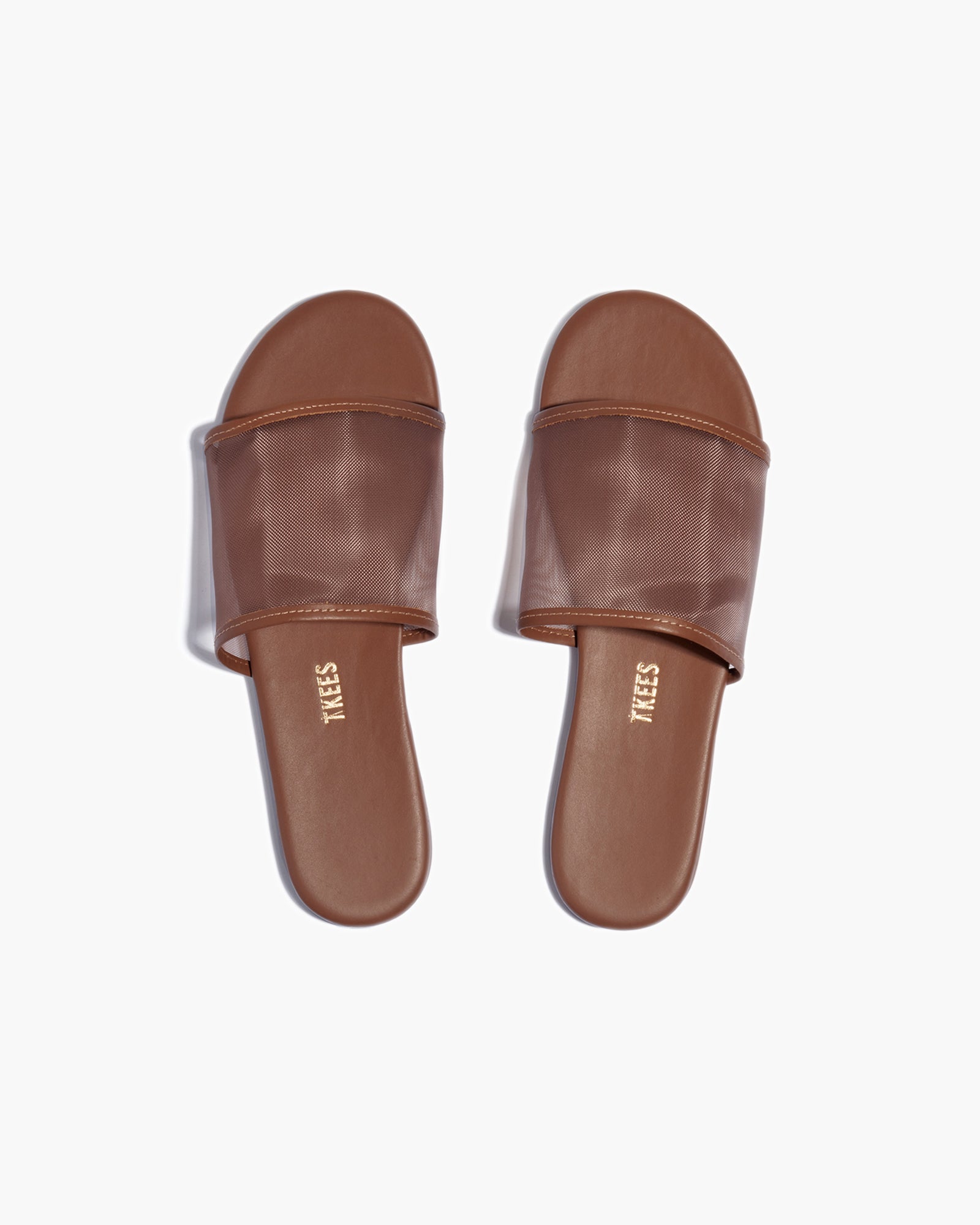 Brown Women\'s TKEES Blair Slides | 689057-AZU