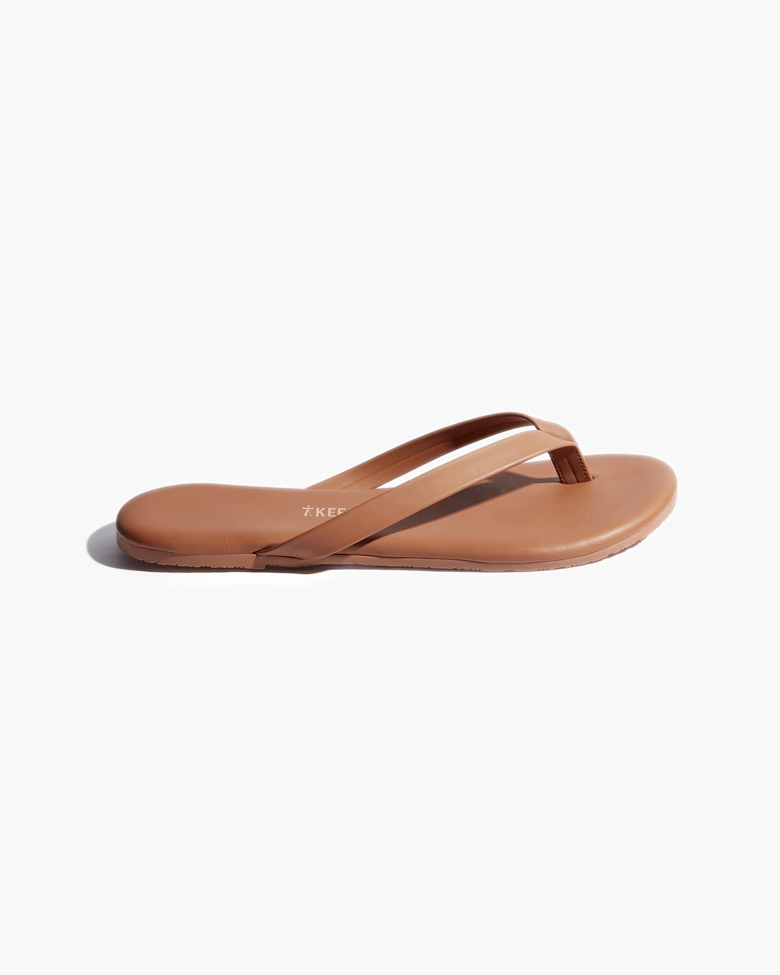 Brown Women's TKEES Boyfriend Vegan Flip Flops | 235046-DHN