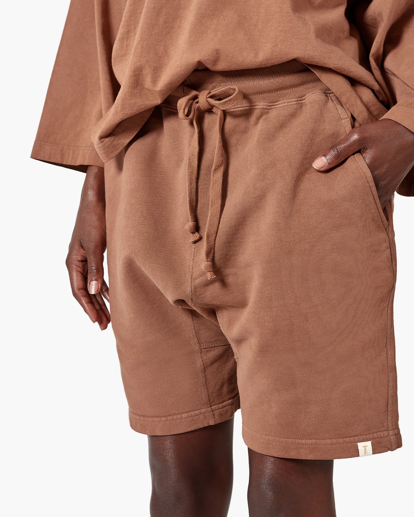 Brown Women's TKEES Core Shorts | 476950-SAP