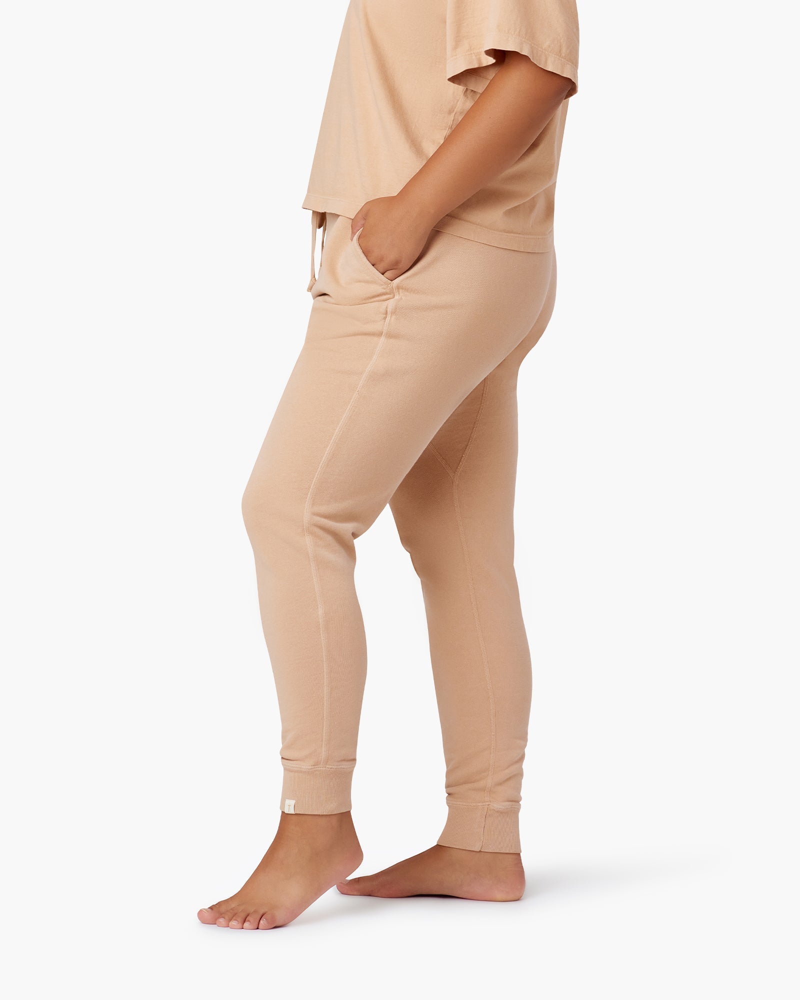 Brown Women's TKEES Core Sport Jogger | 758290-URT