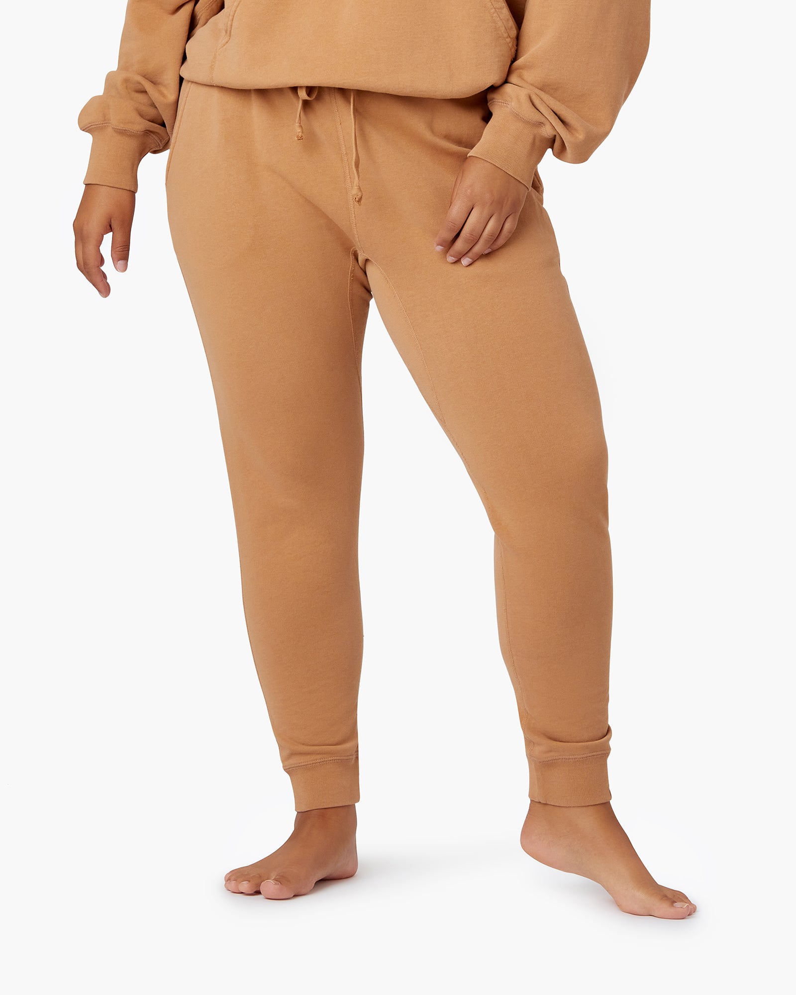 Brown Women's TKEES Core Sport Jogger | 806439-KFH