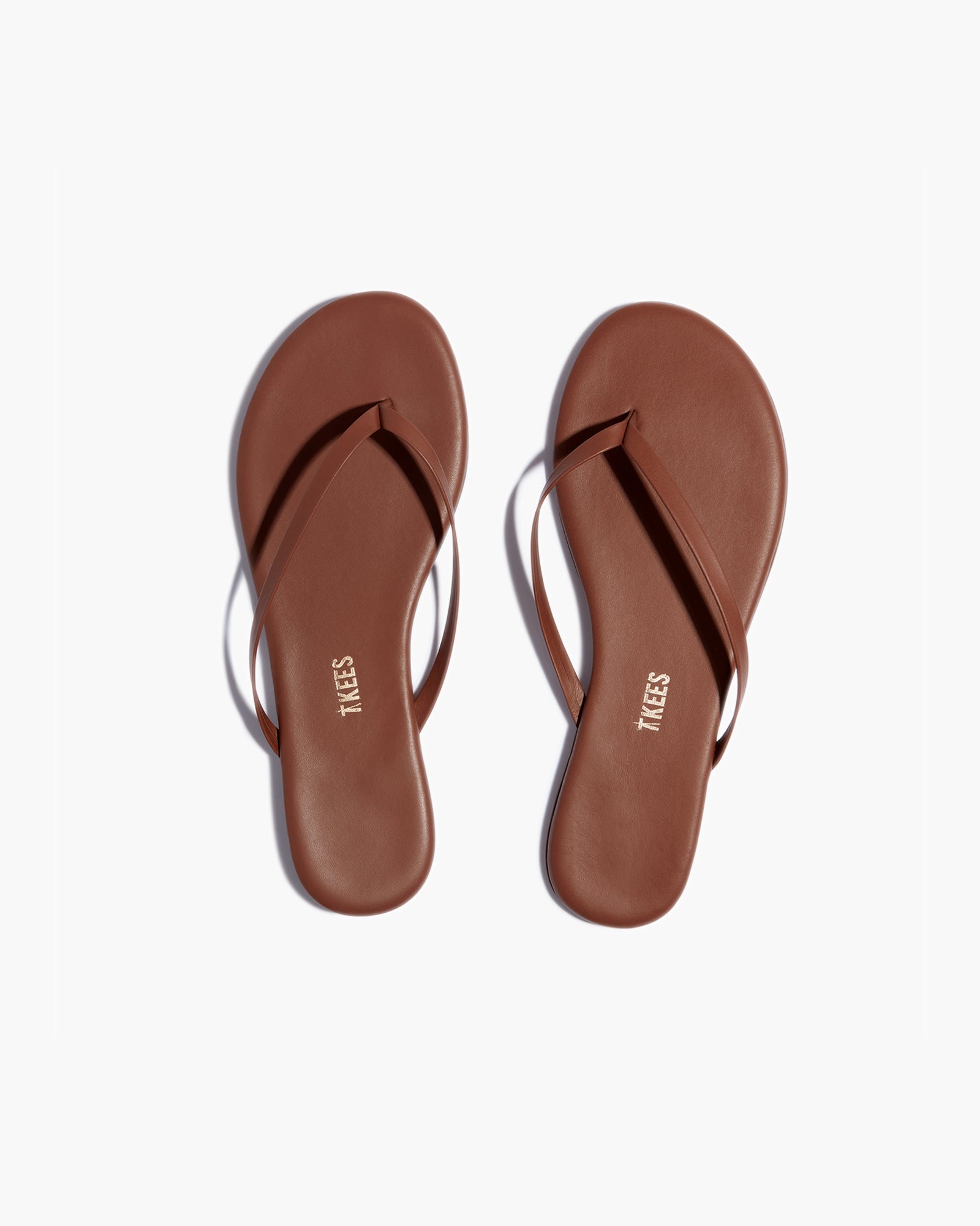 Brown Women's TKEES Lily Nudes Flip Flops | 254086-KBM