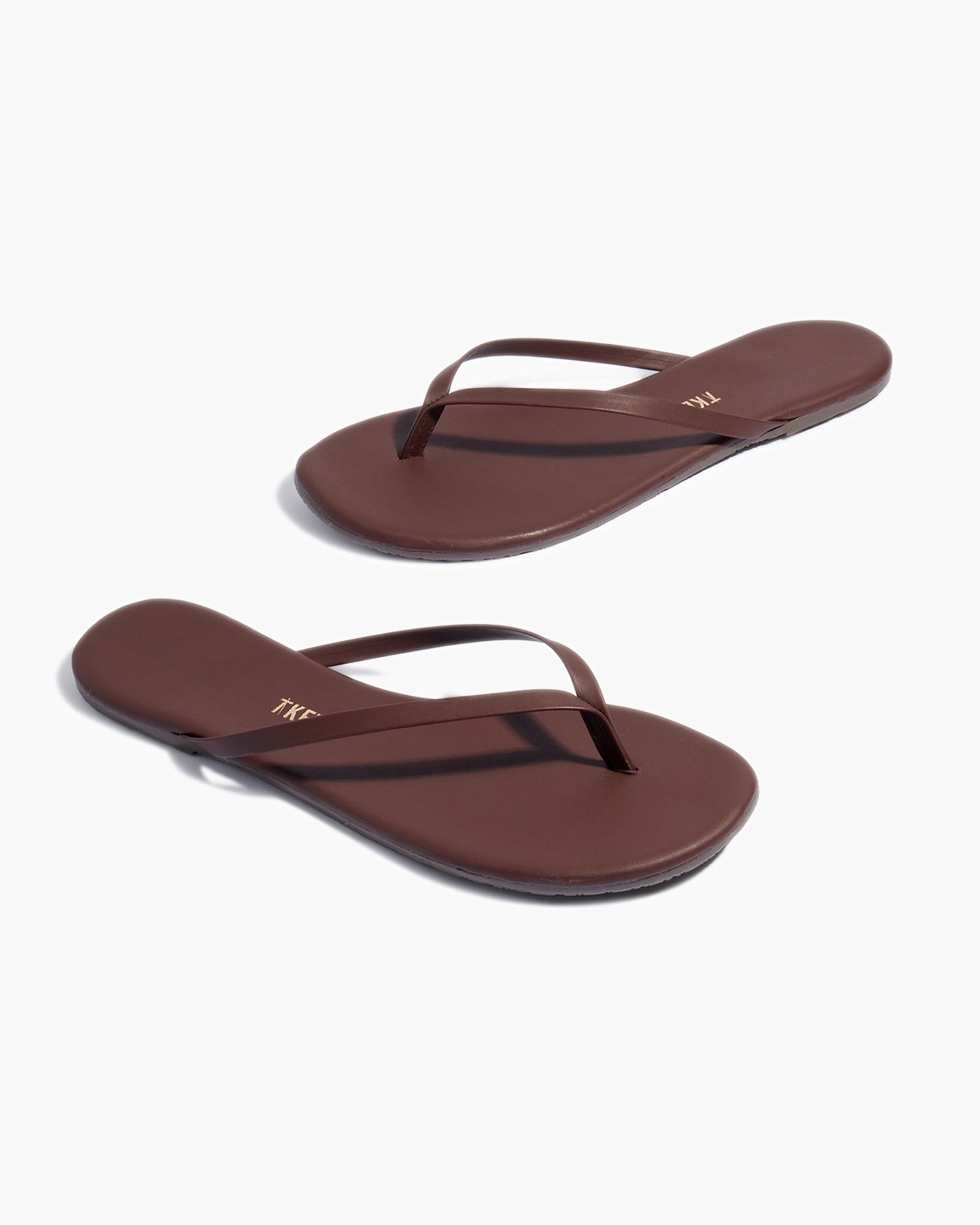 Brown Women's TKEES Lily Nudes Flip Flops | 392518-IBL