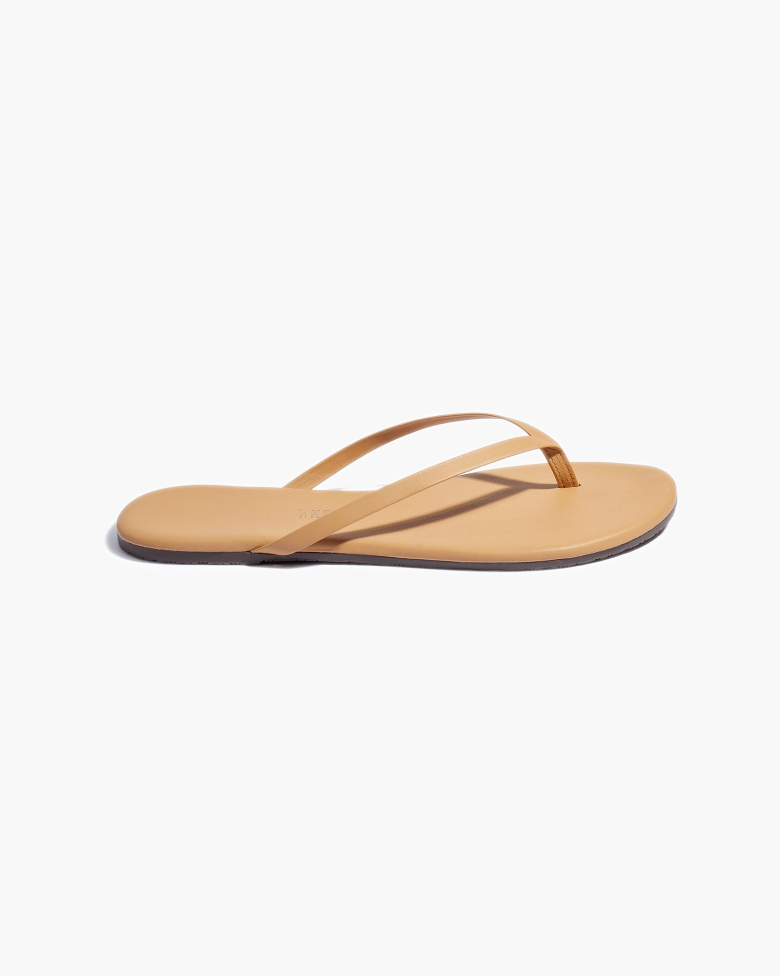 Brown Women's TKEES Lily Nudes Flip Flops | 685942-PXT