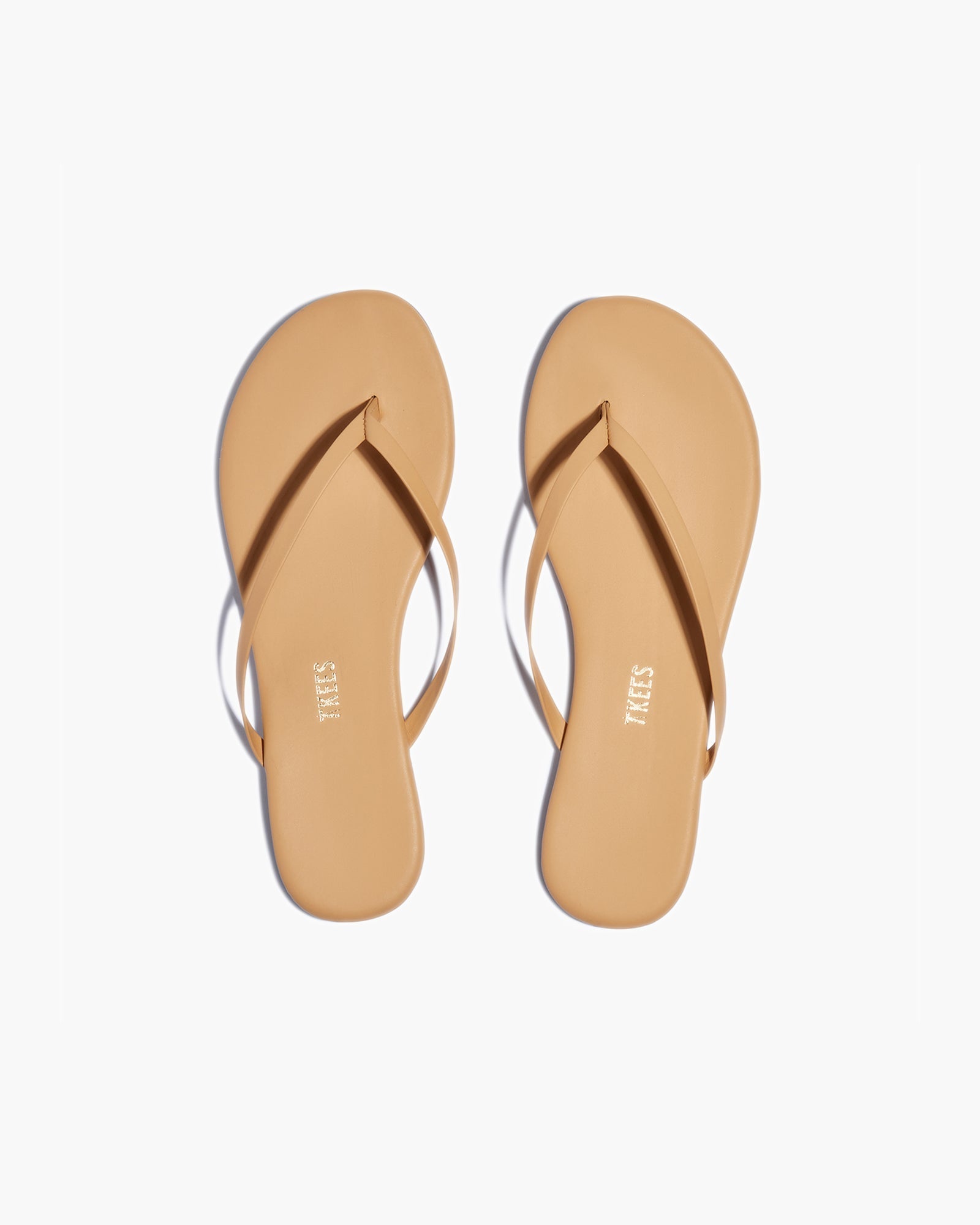 Brown Women\'s TKEES Lily Nudes Flip Flops | 685942-PXT