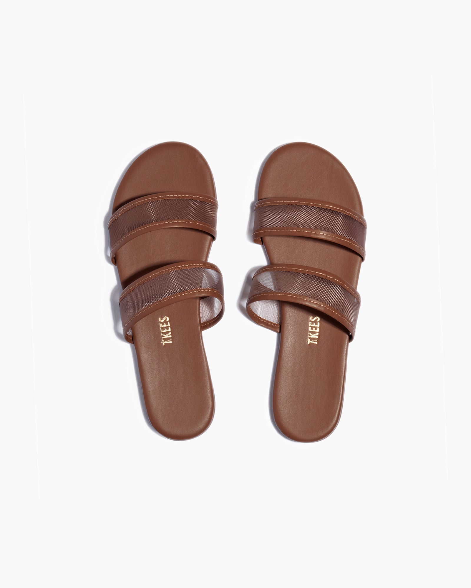 Brown Women\'s TKEES Viv Slides | 510298-FGL