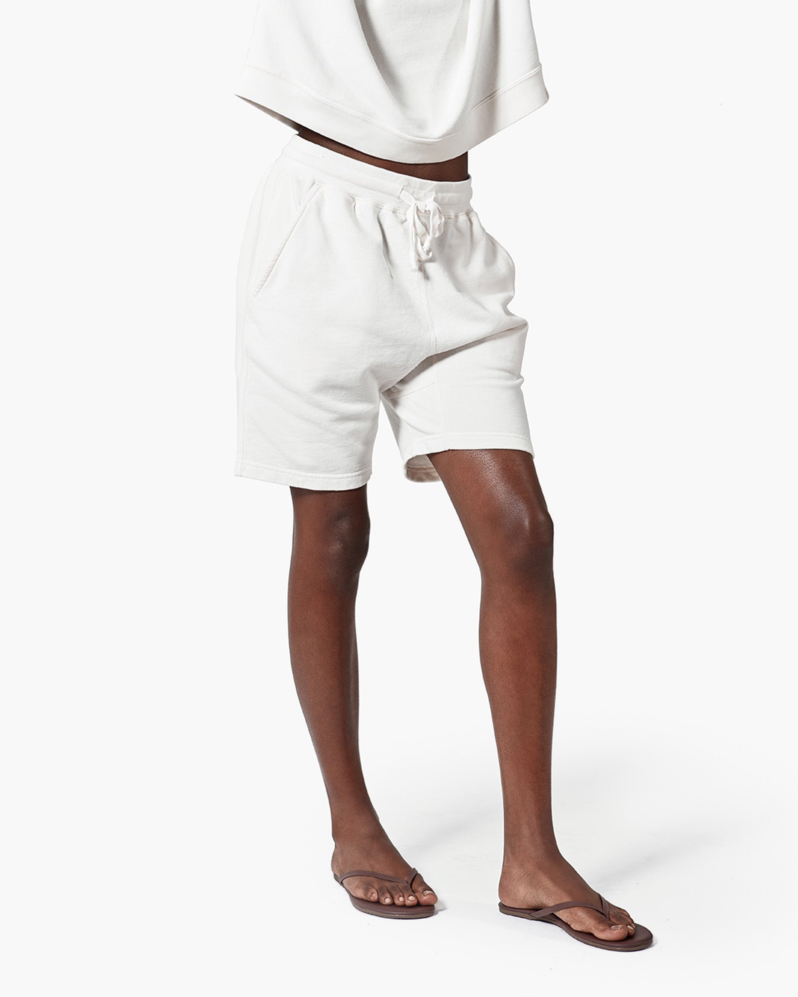 Cream Women's TKEES Core Shorts | 640723-TUA