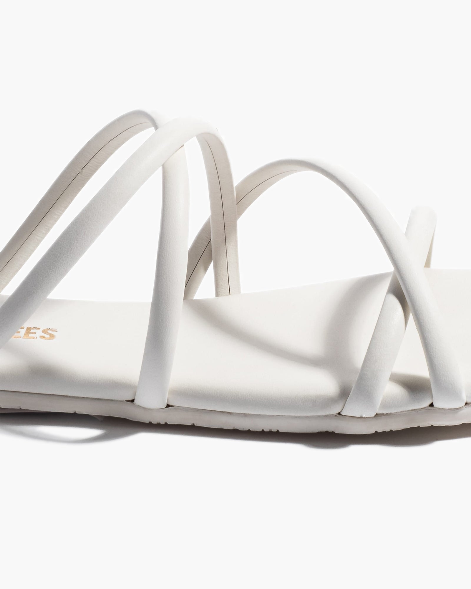 Cream Women's TKEES Sloane Sandals | 937150-KYT