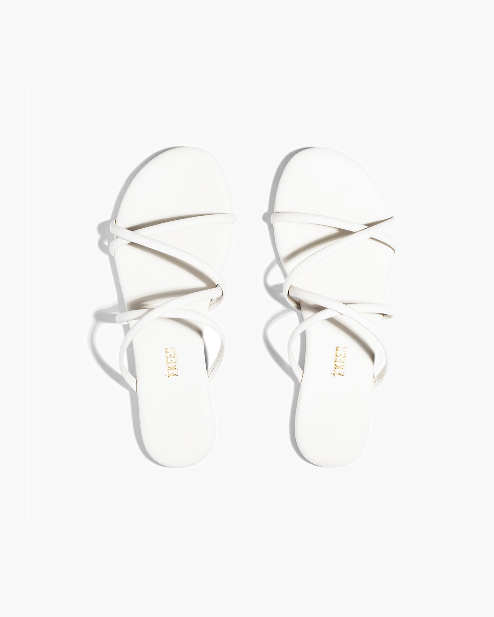 Cream Women\'s TKEES Sloane Sandals | 937150-KYT