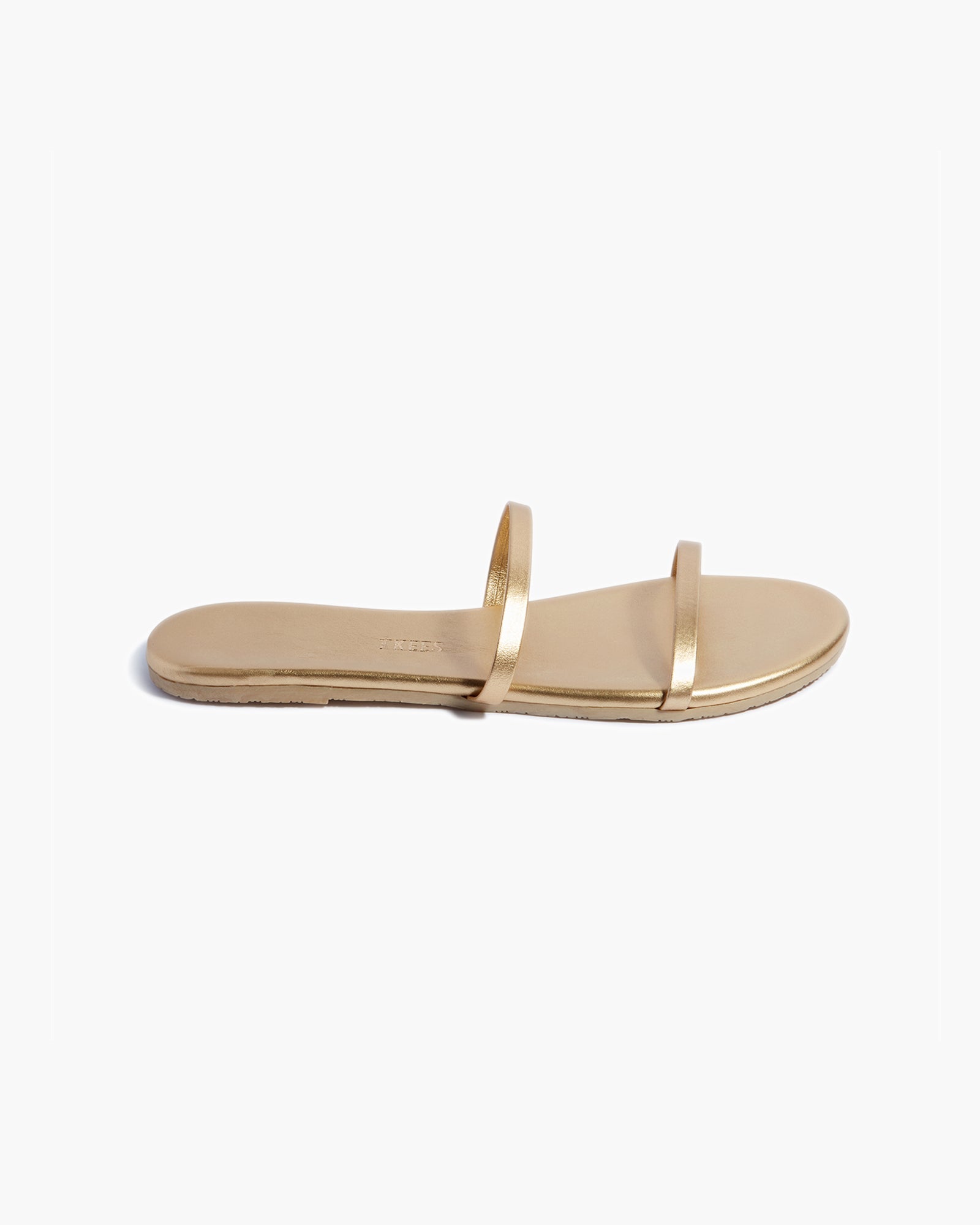 Gold Women's TKEES Gemma Metallics Sandals | 270465-RSA