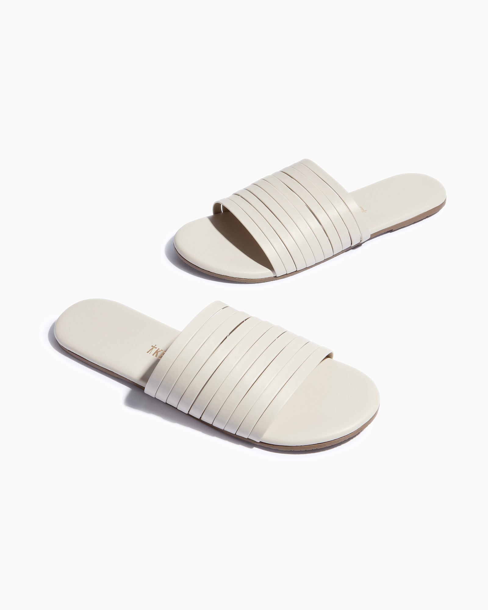 Grey Women's TKEES Avery Slides | 142507-TCZ