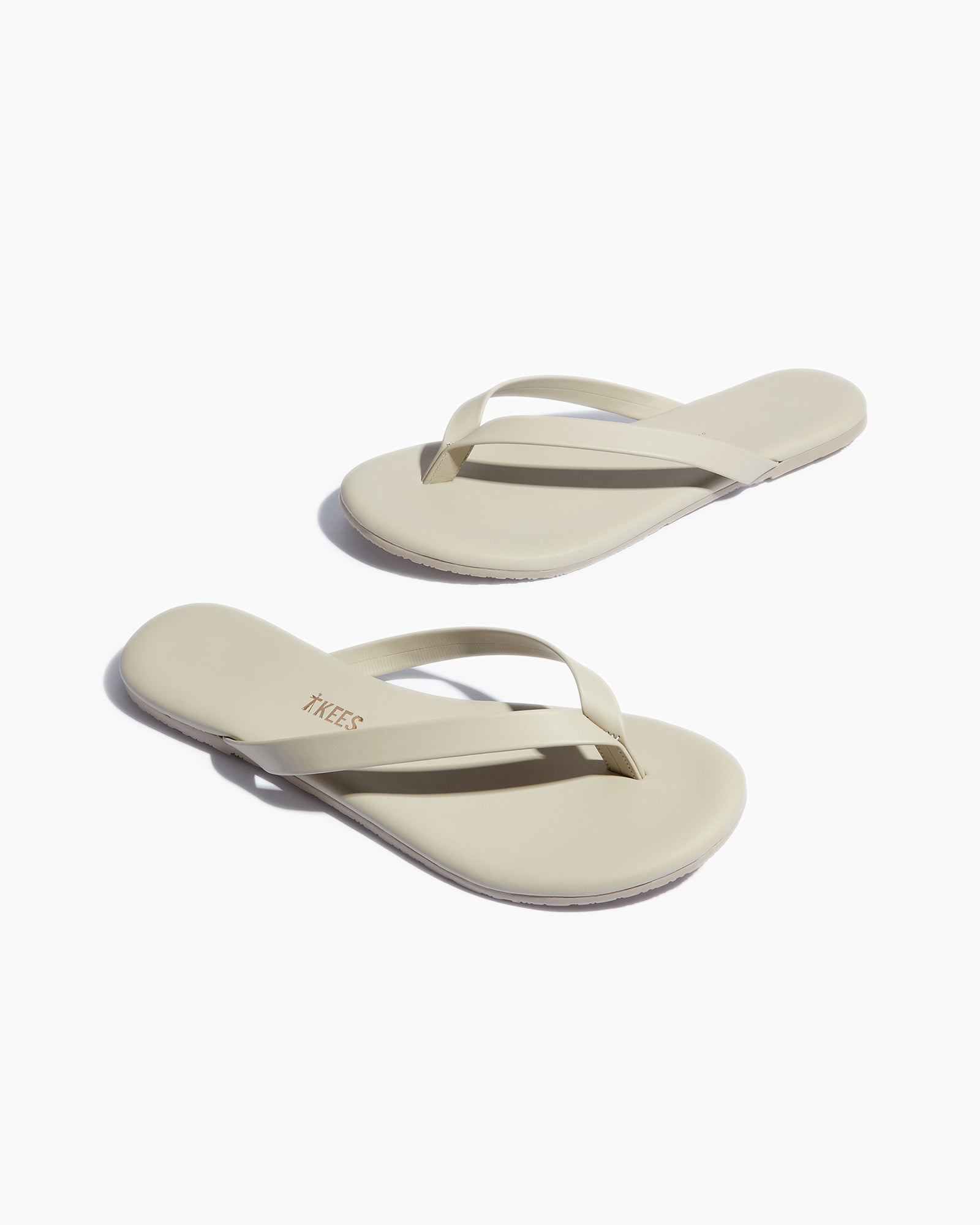 Grey Women's TKEES Boyfriend Vegan Flip Flops | 480175-DZF