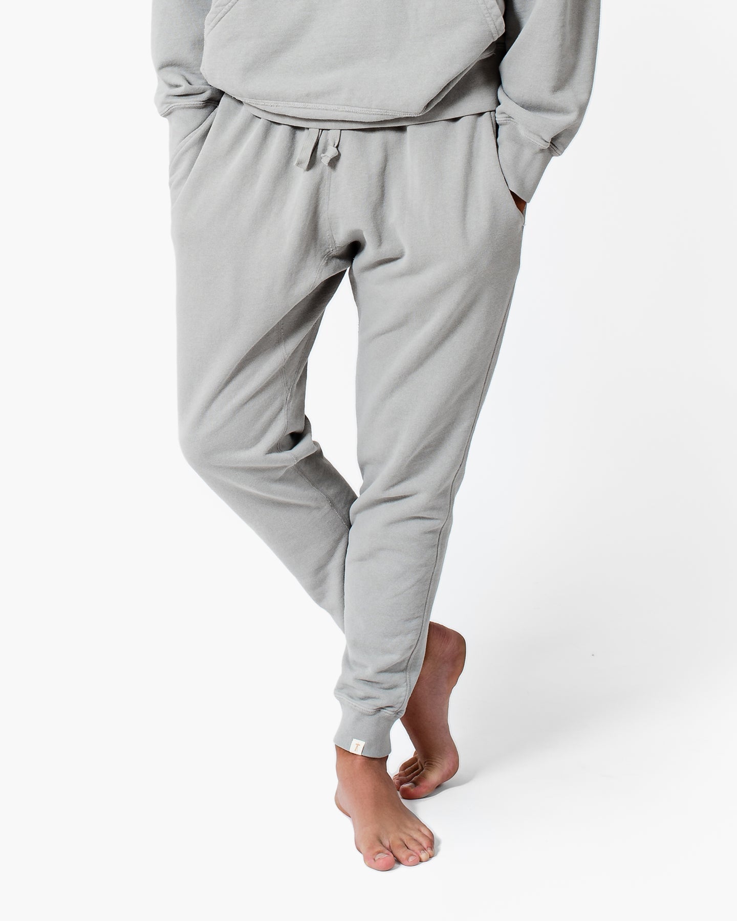 Grey Women's TKEES Core Sport Jogger | 531408-YAC