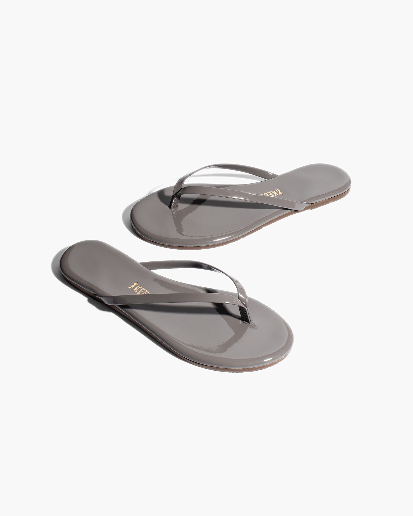 Grey Women's TKEES Lily Glosses Flip Flops | 901762-WTP