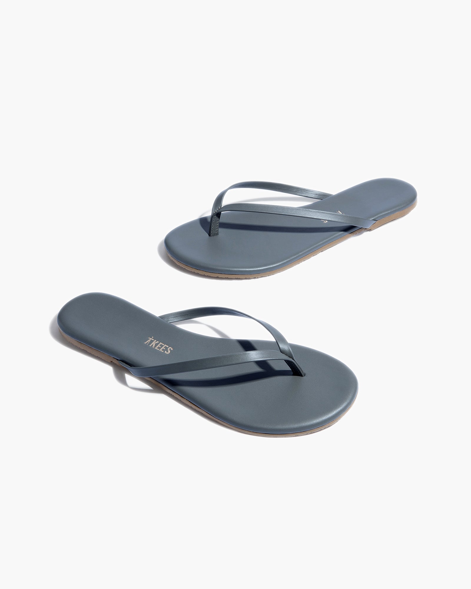 Grey Women's TKEES Lily Liners Flip Flops | 846132-DQM