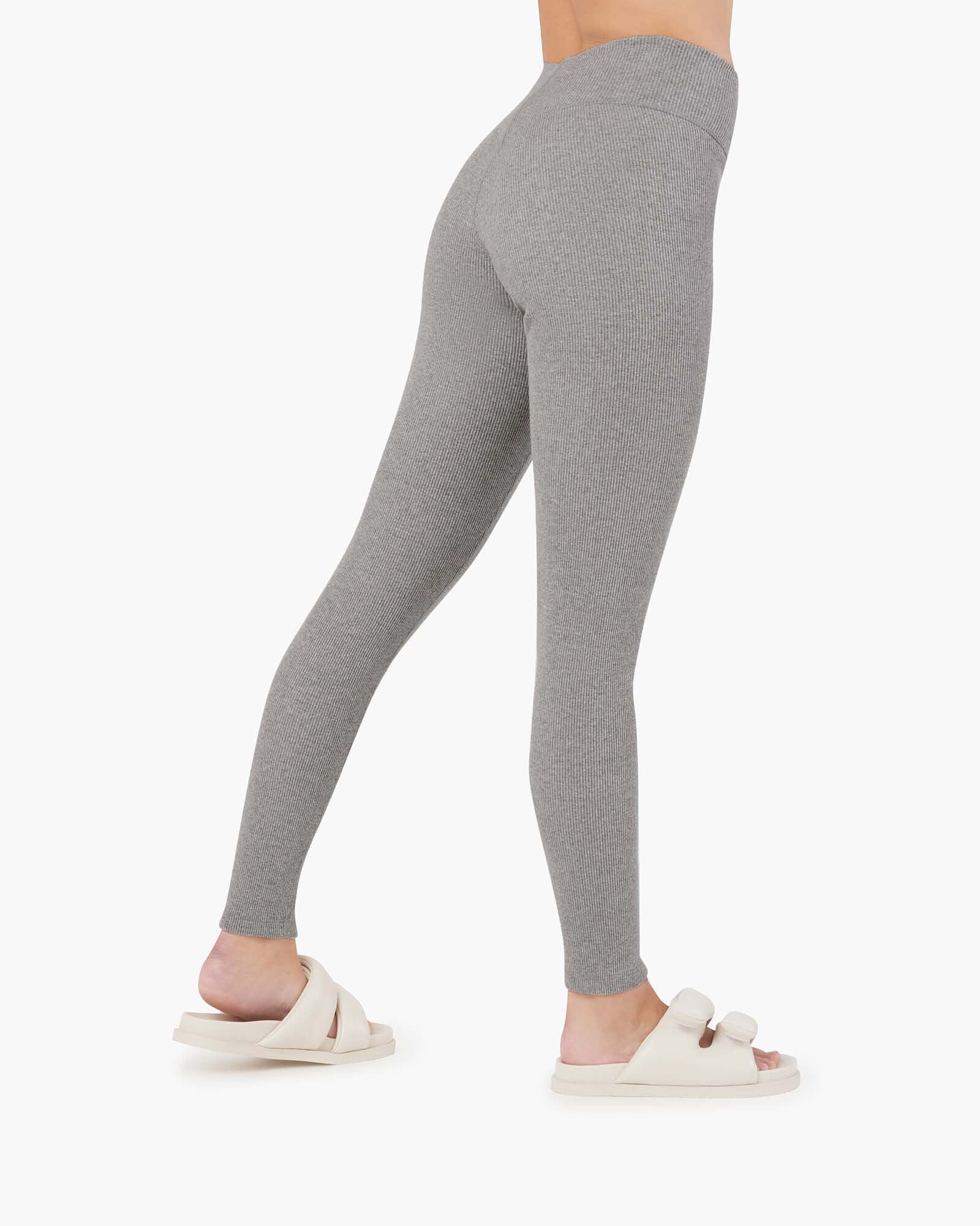 Grey Women's TKEES Rider Leggings | 270539-OID