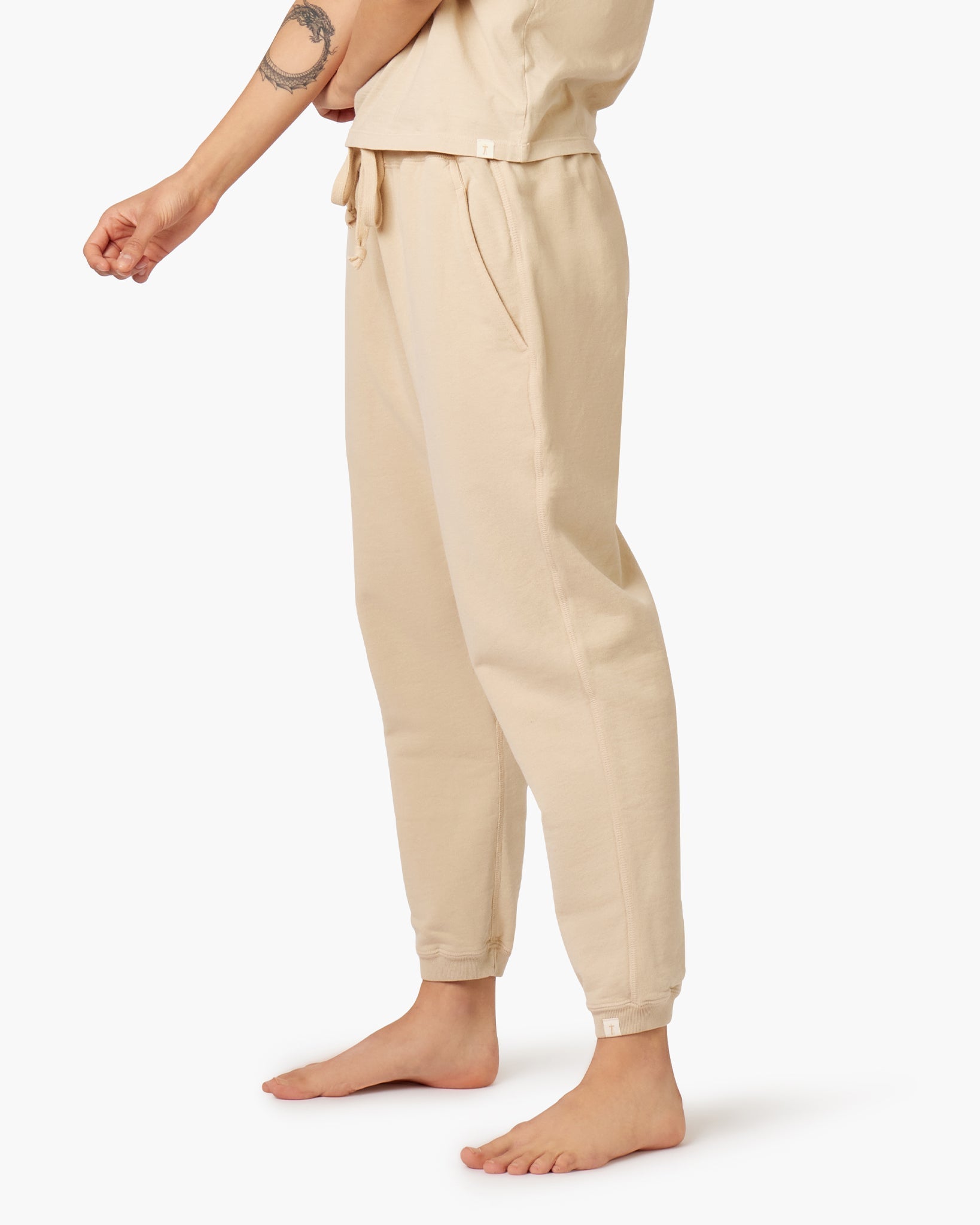 Khaki Women's TKEES Core Jogger | 854179-GON