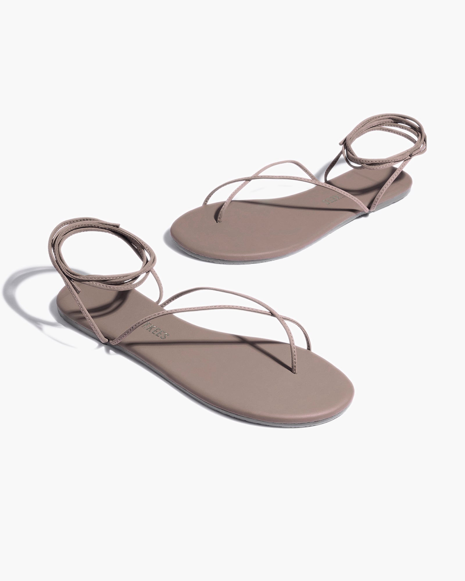 Khaki Women's TKEES Roe Sandals | 487930-DMY