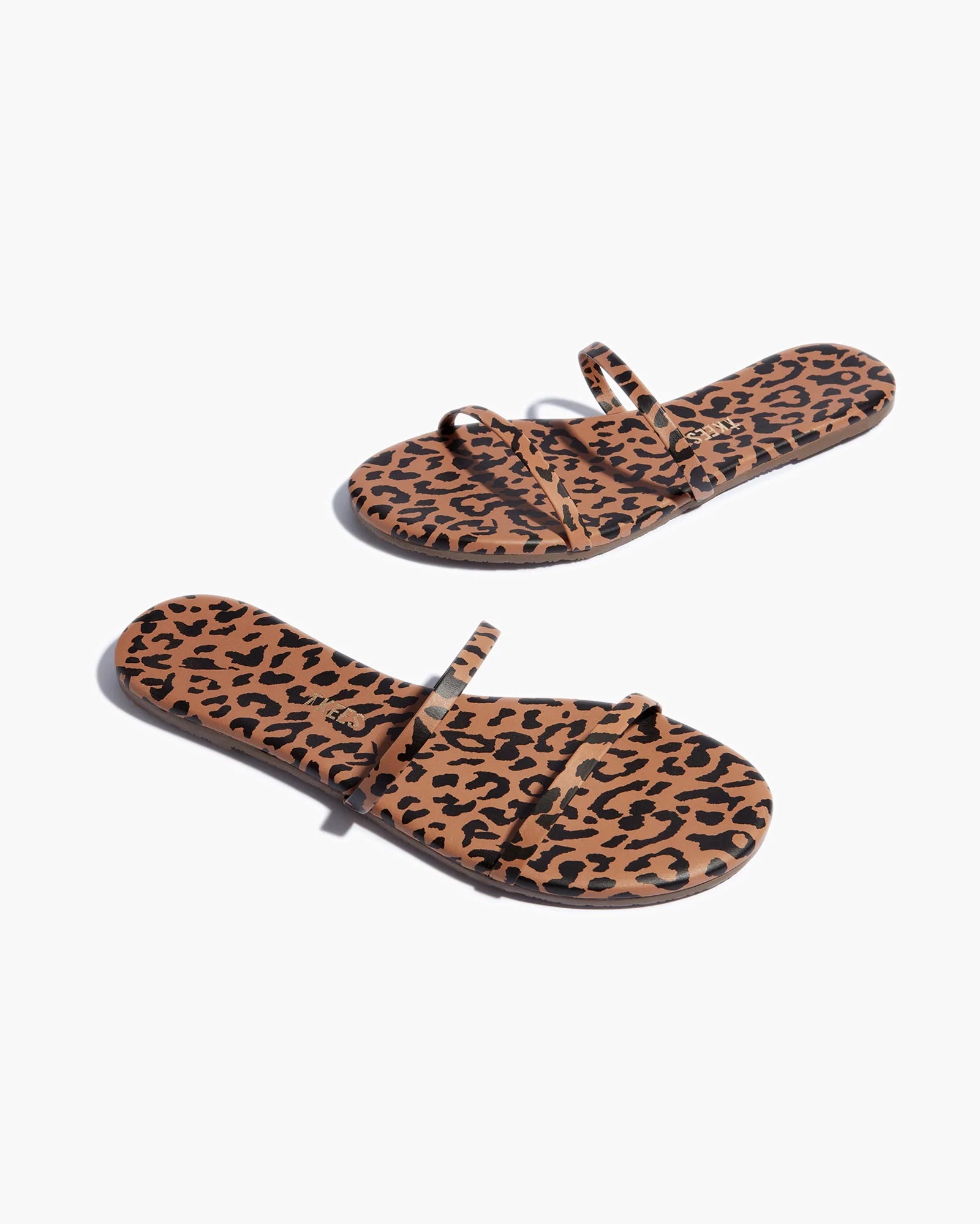 Leopard Women's TKEES Gemma Animal Sandals | 645708-LVR