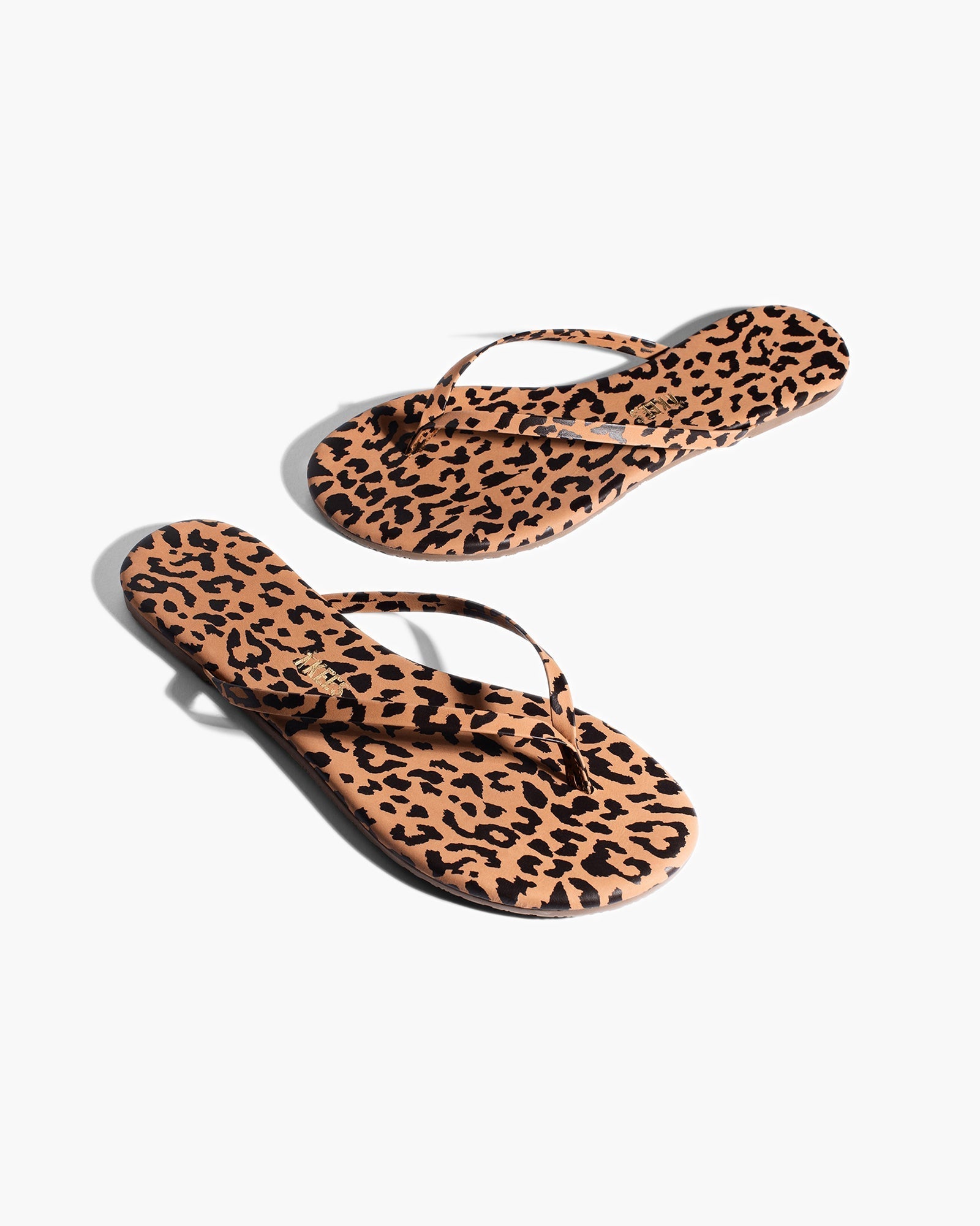 Leopard Women's TKEES Lily Animal Flip Flops | 213684-SNK