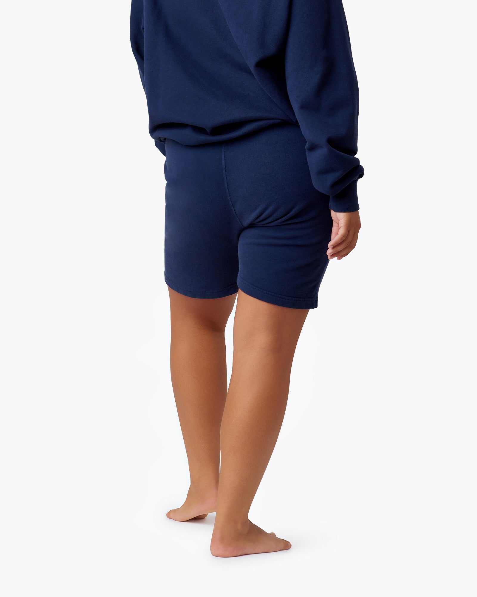 Navy Women's TKEES Core Shorts | 621879-PLG