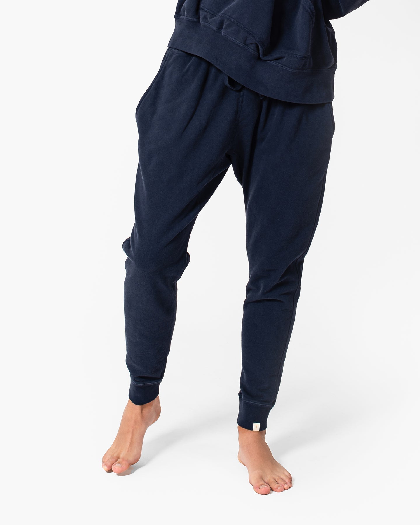 Navy Women's TKEES Core Sport Jogger | 365174-SOC