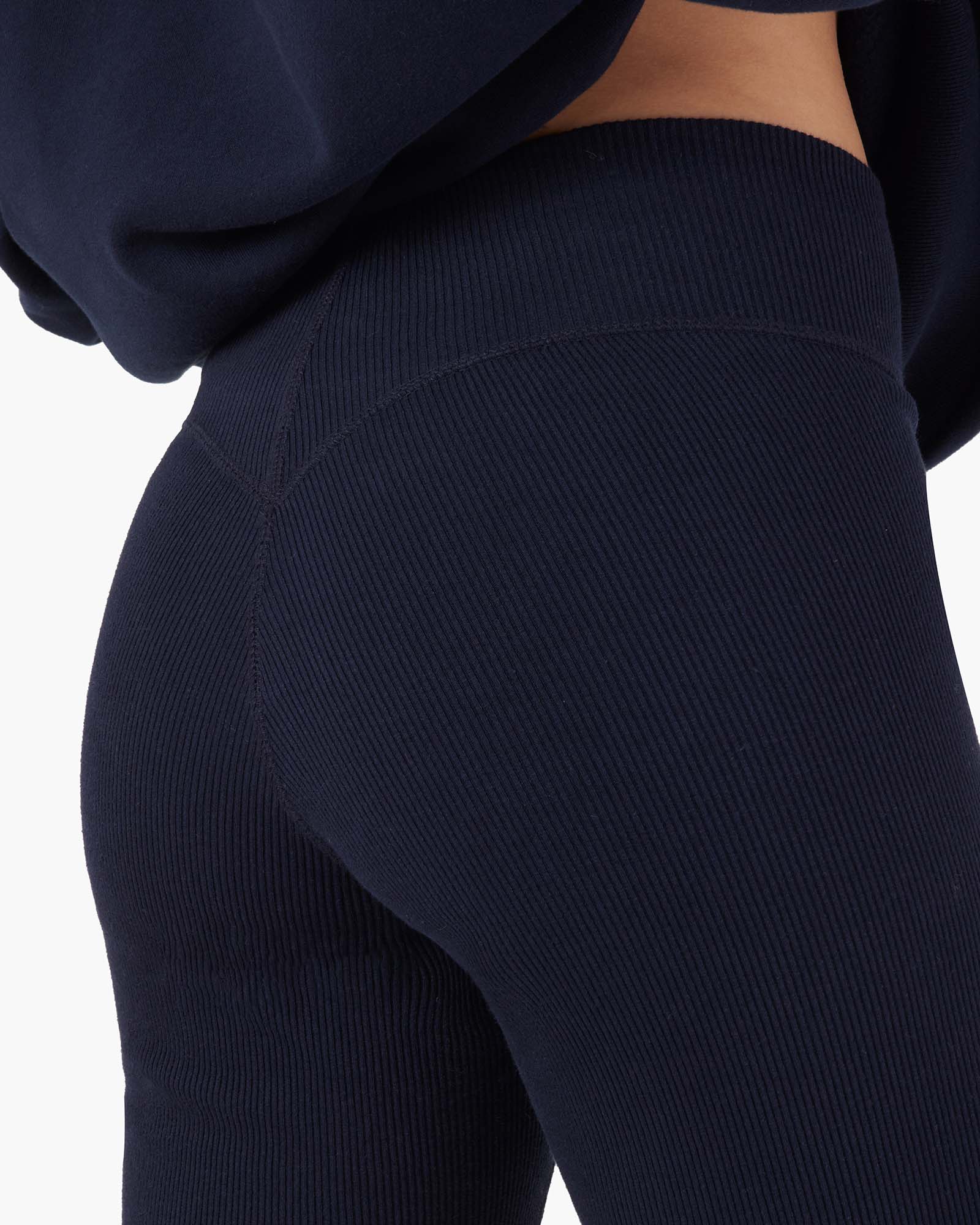 Navy Women's TKEES Rider Leggings | 359728-GTW