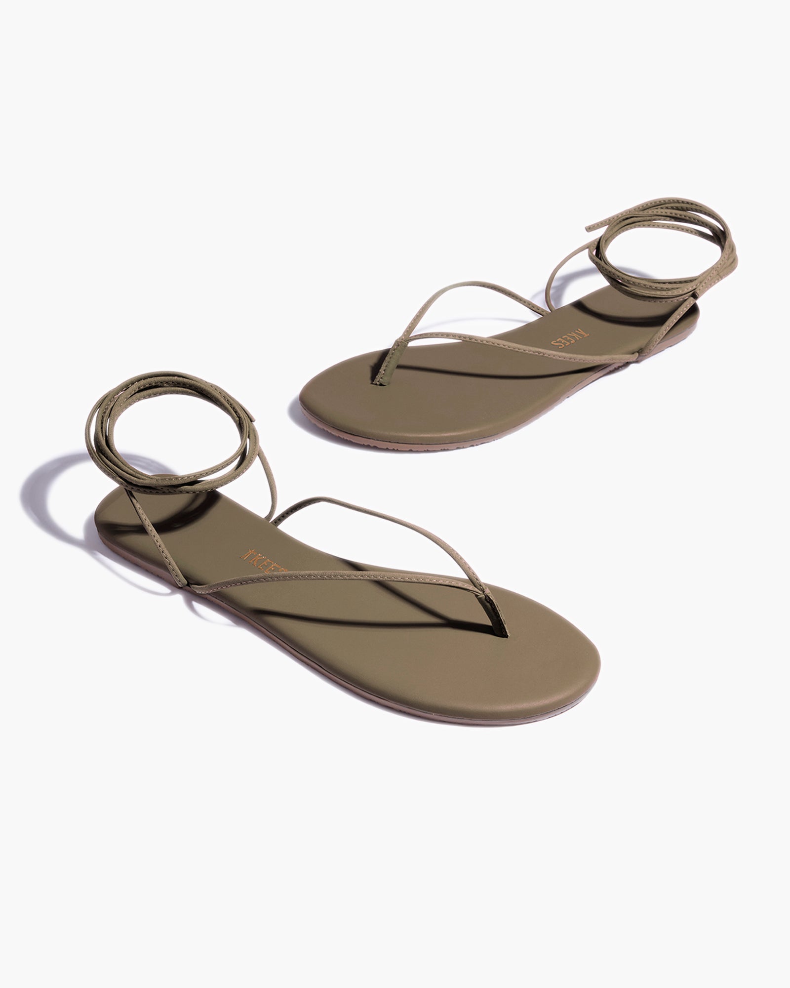 Olive Women's TKEES Lilu Sandals | 042379-JTG