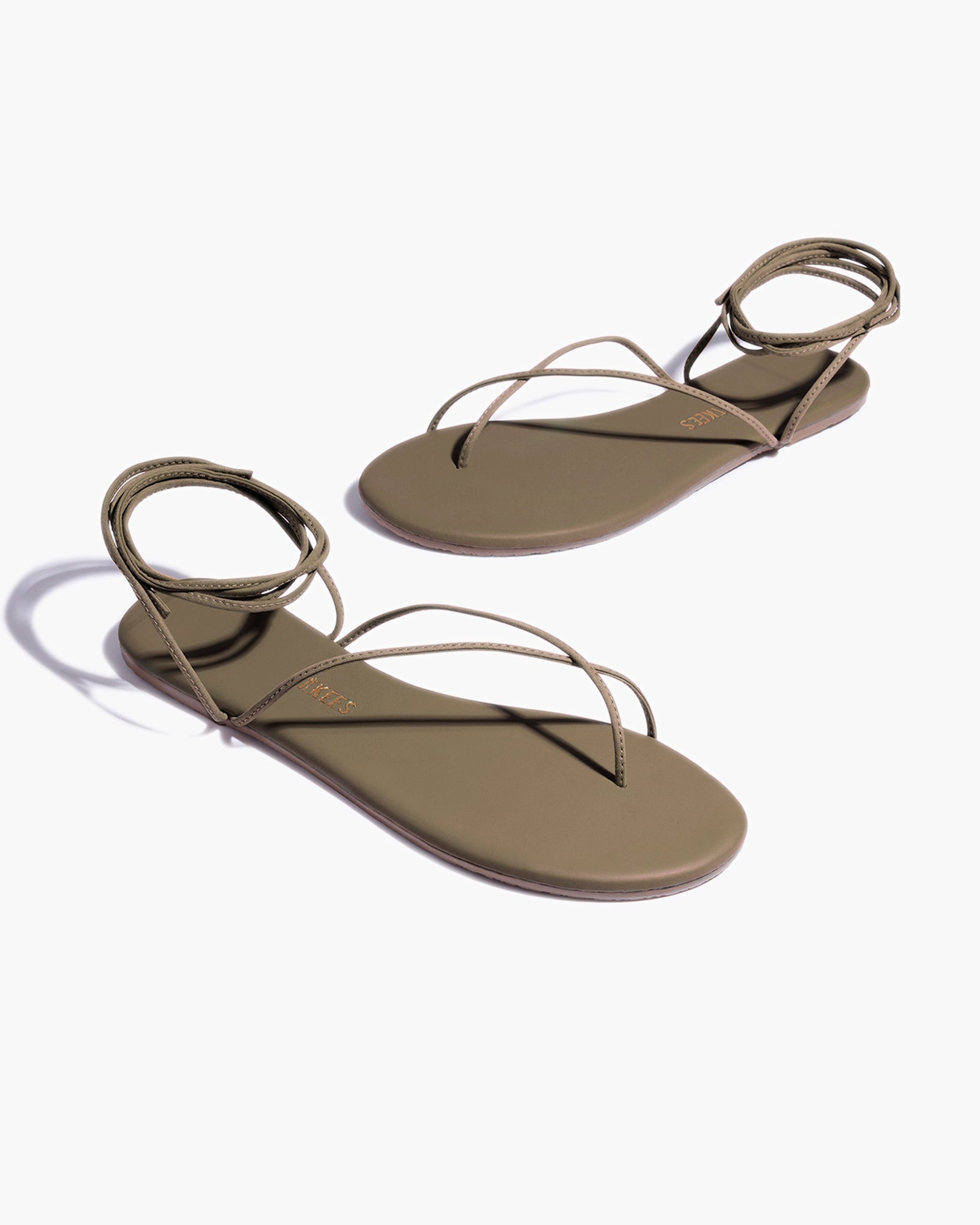 Olive Women's TKEES Roe Sandals | 906237-COV