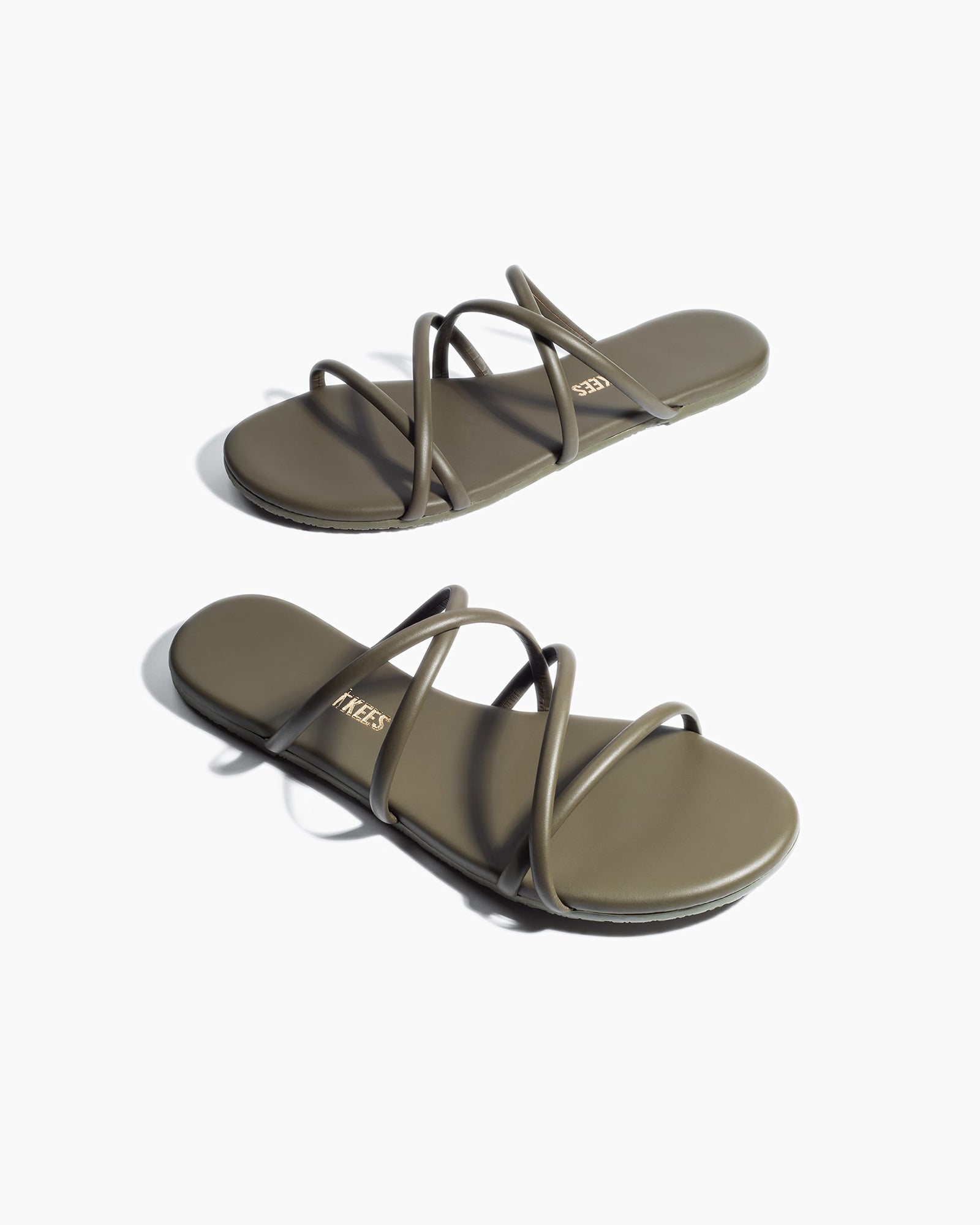 Olive Women's TKEES Sloane Sandals | 459806-IBE