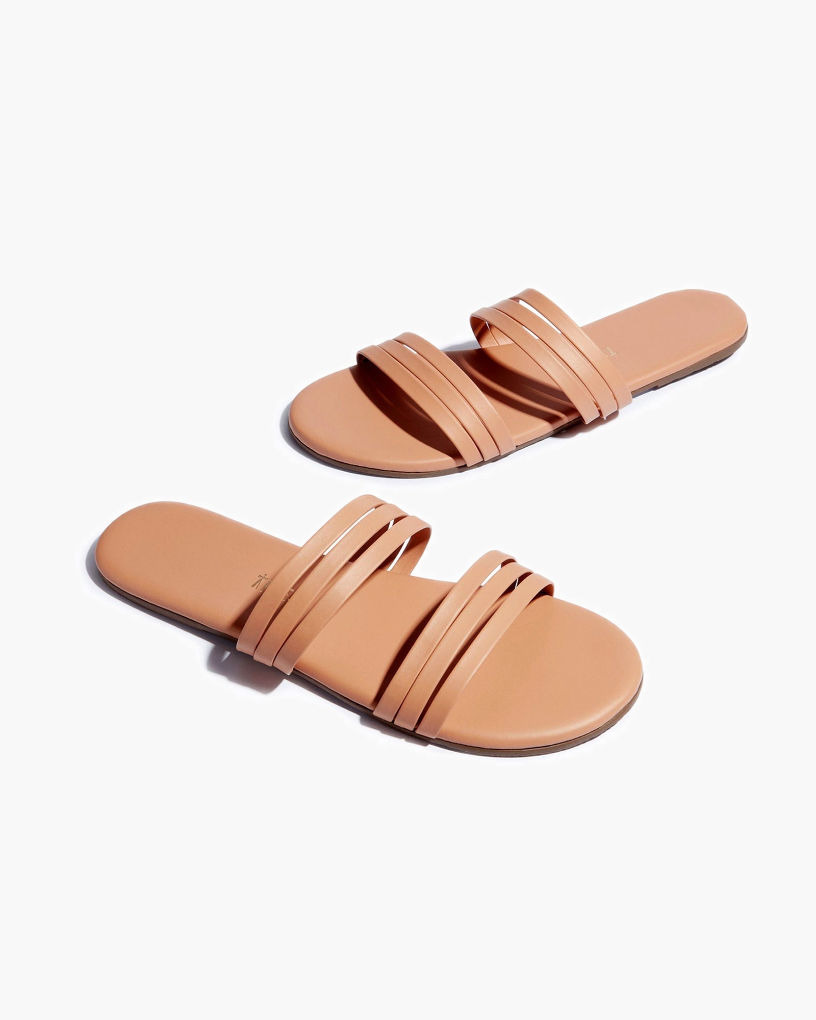 Pink Women's TKEES Allegra Slides | 016852-MRN