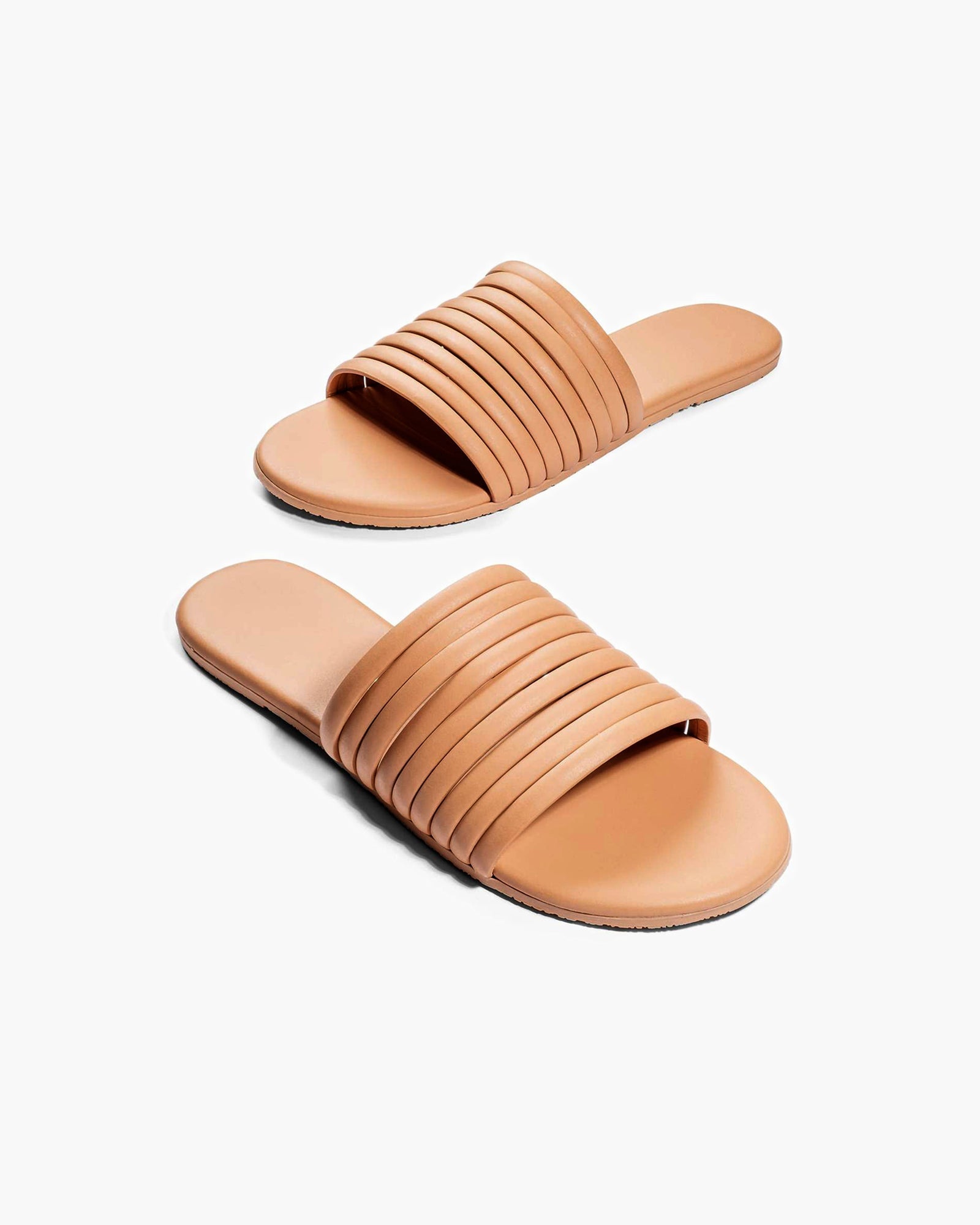 Pink Women's TKEES Caro Slides | 491735-LYF