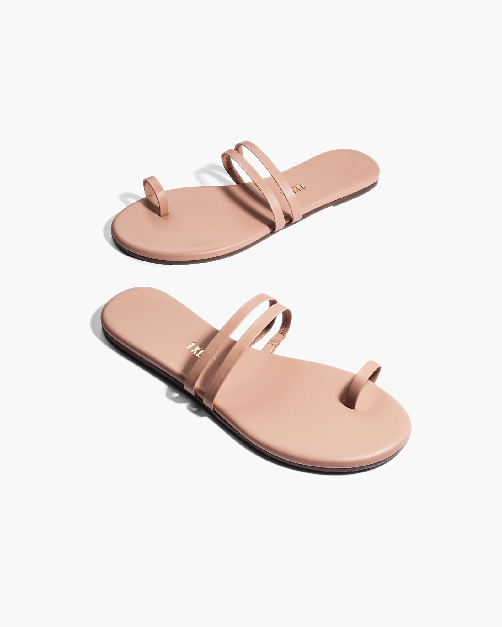 Pink Women's TKEES Leah Sandals | 861249-KUI