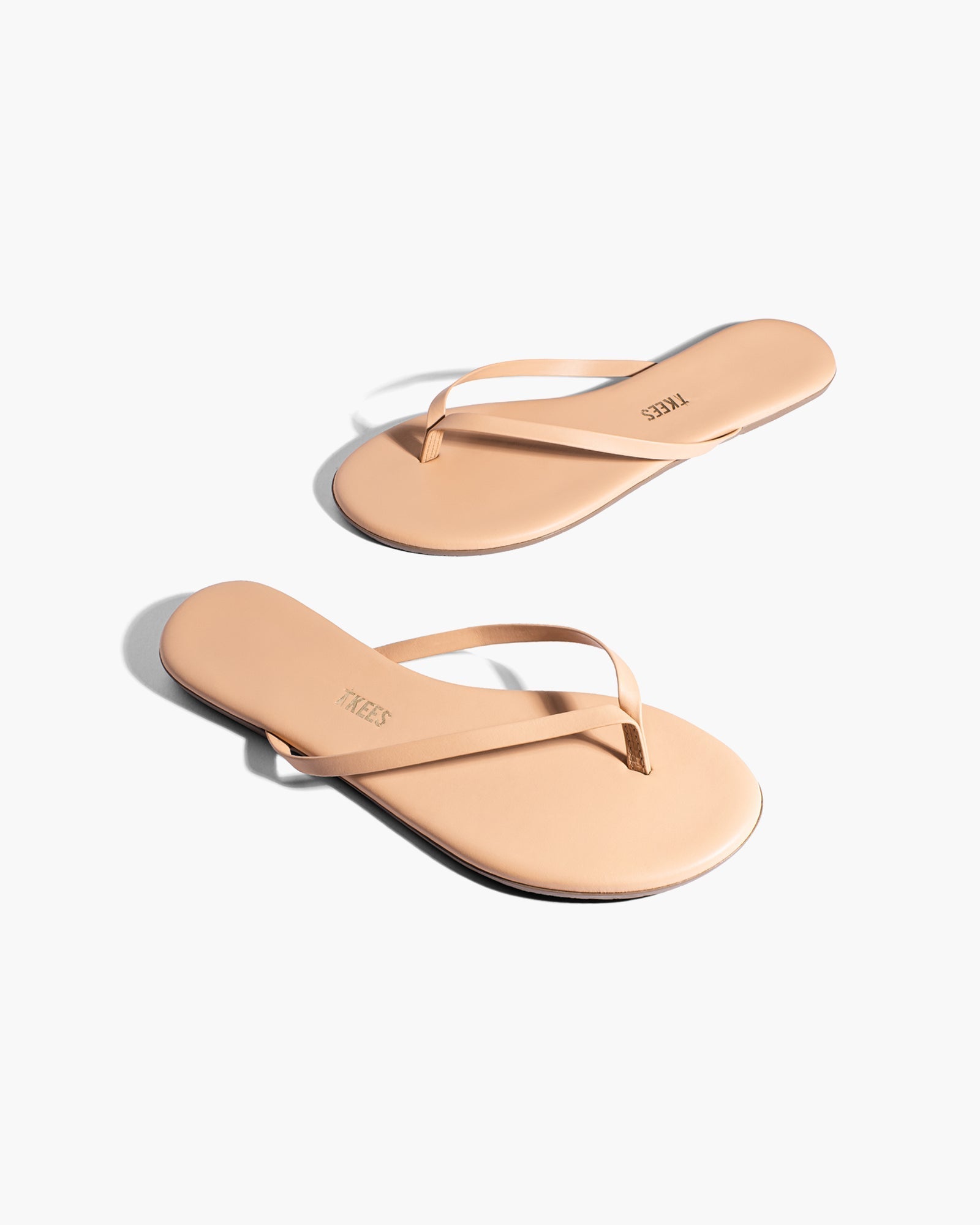 Pink Women's TKEES Lily Nudes Flip Flops | 657843-WJB