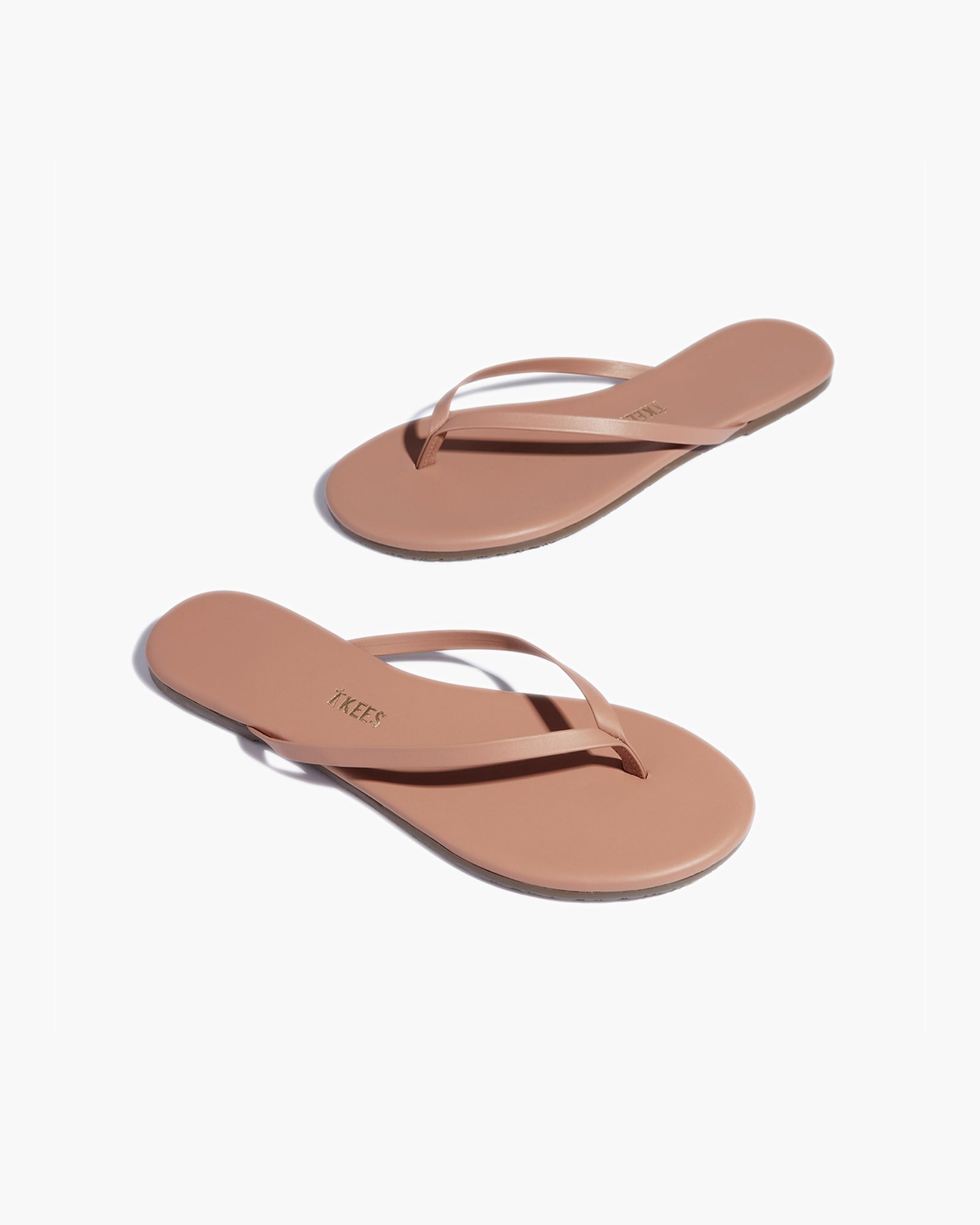 Pink Women's TKEES Lily Nudes Flip Flops | 754926-GSV