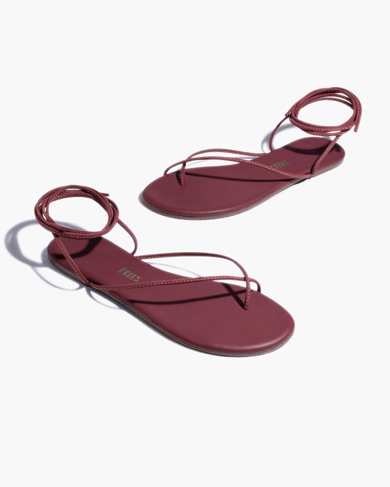 Red Women's TKEES Roe Sandals | 273619-SHW