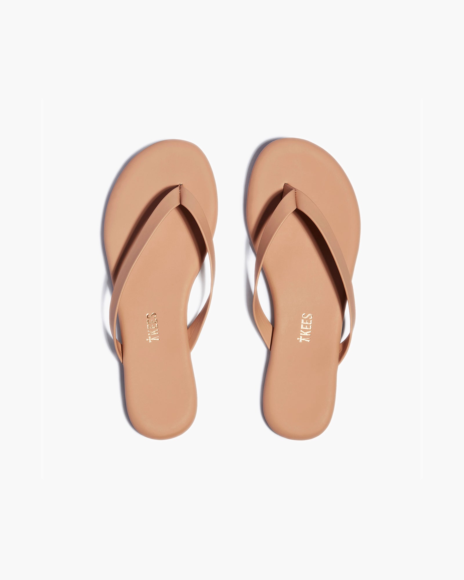 Rose Gold Women\'s TKEES Boyfriend Vegan Flip Flops | 726493-BQO