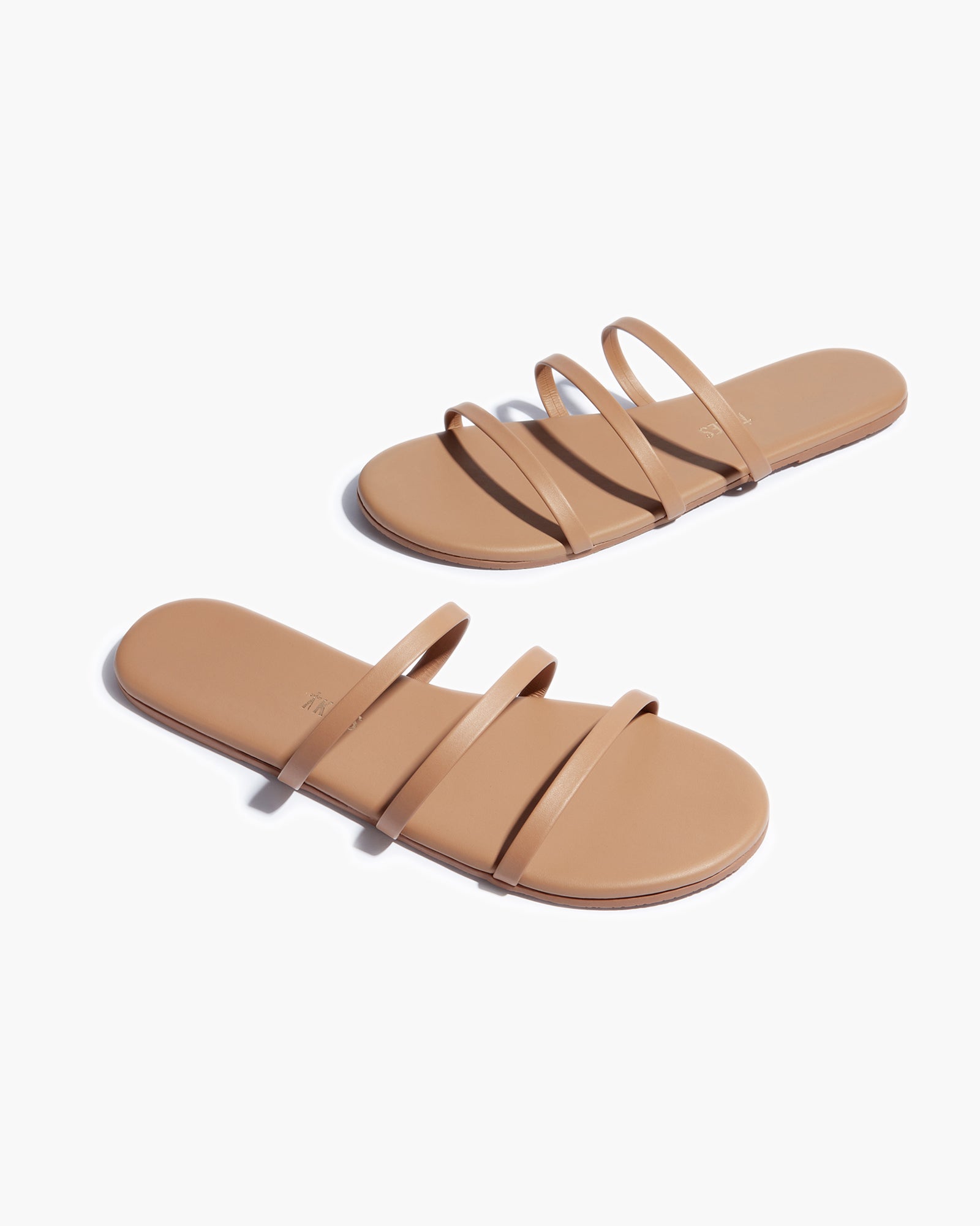 Rose Gold Women's TKEES Emma Sandals | 108254-ELV